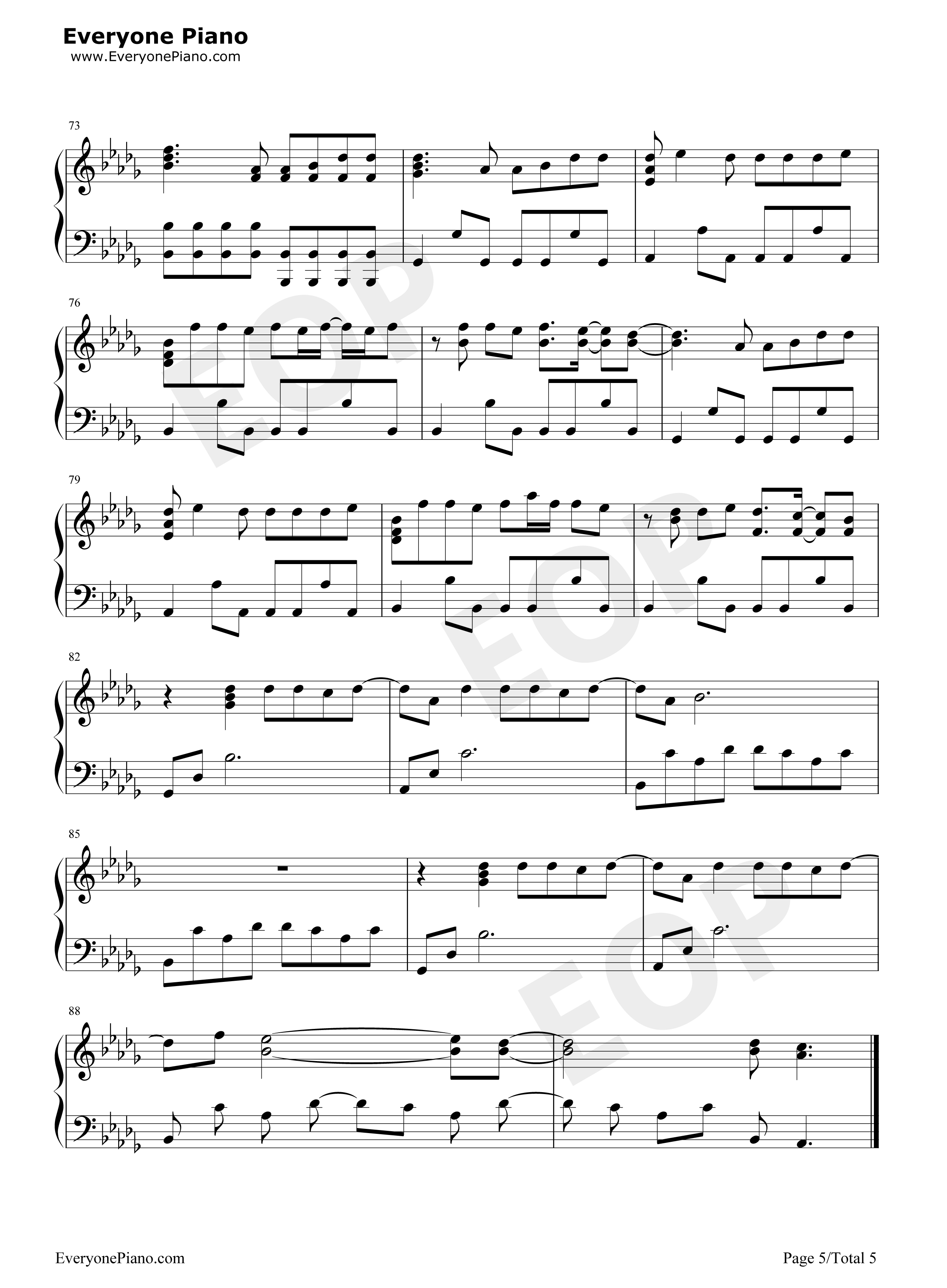 Make_Love钢琴谱_BigBang