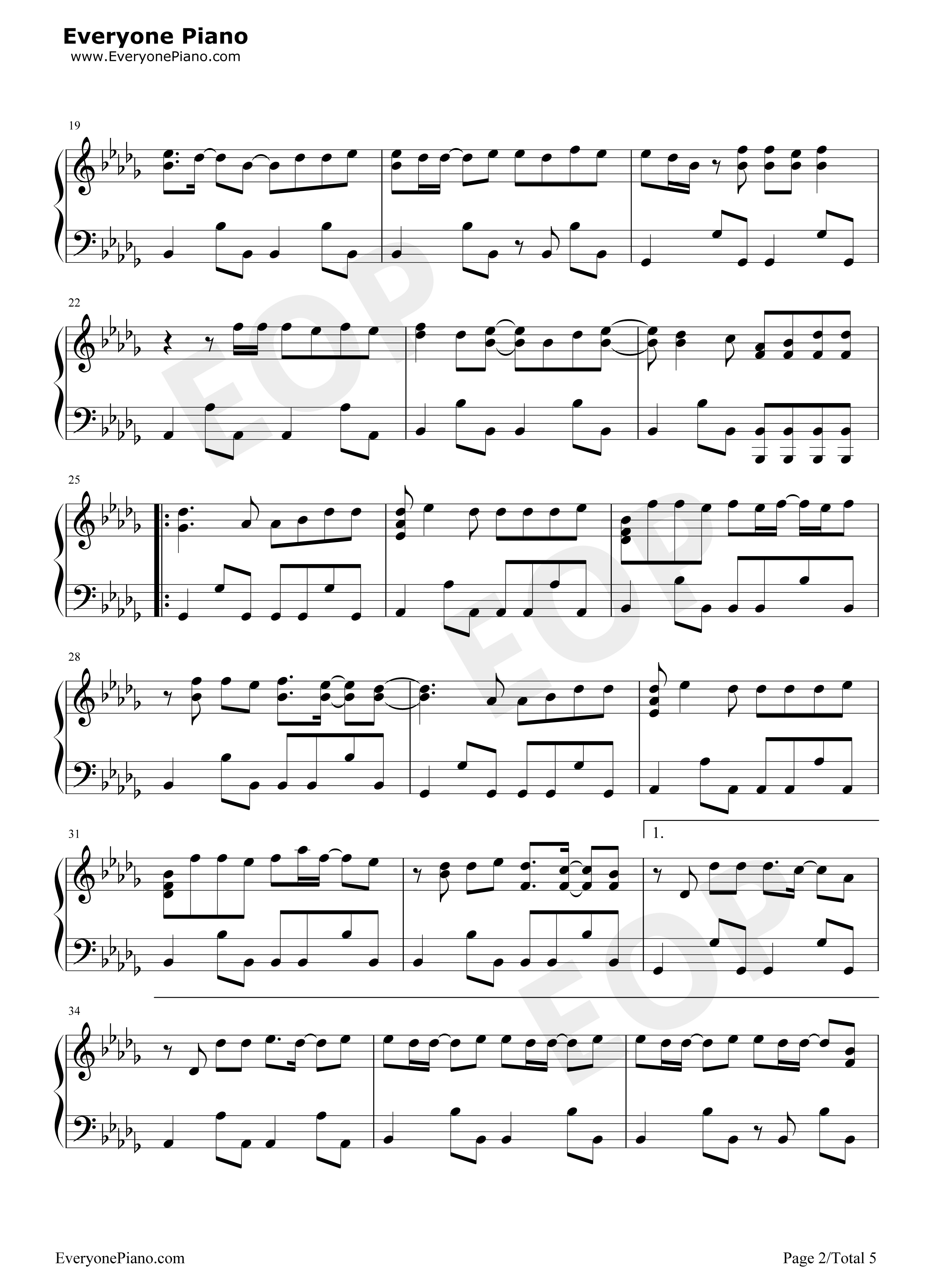 Make_Love钢琴谱_BigBang