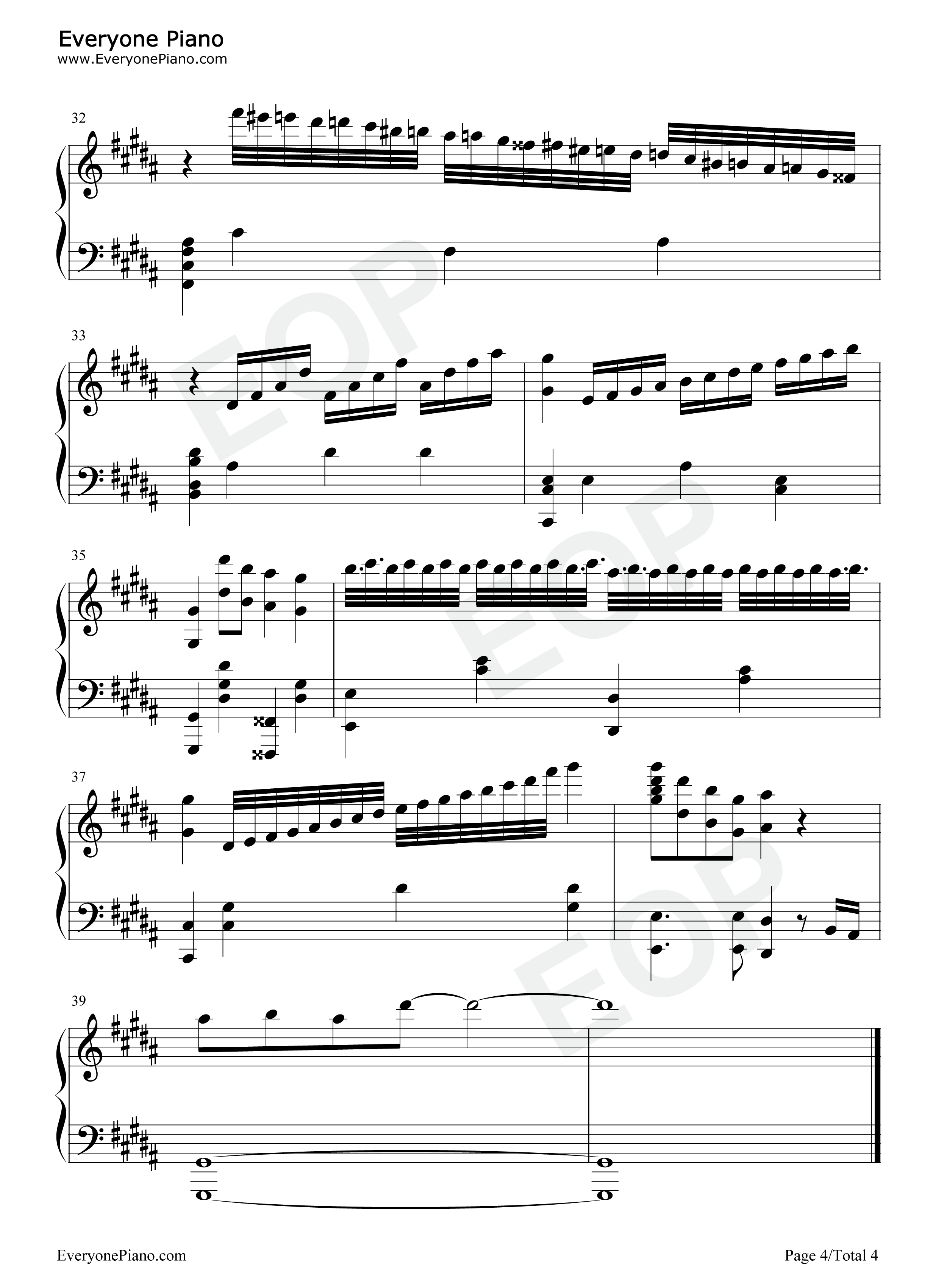 无虞钢琴谱_李紫婷_井胧