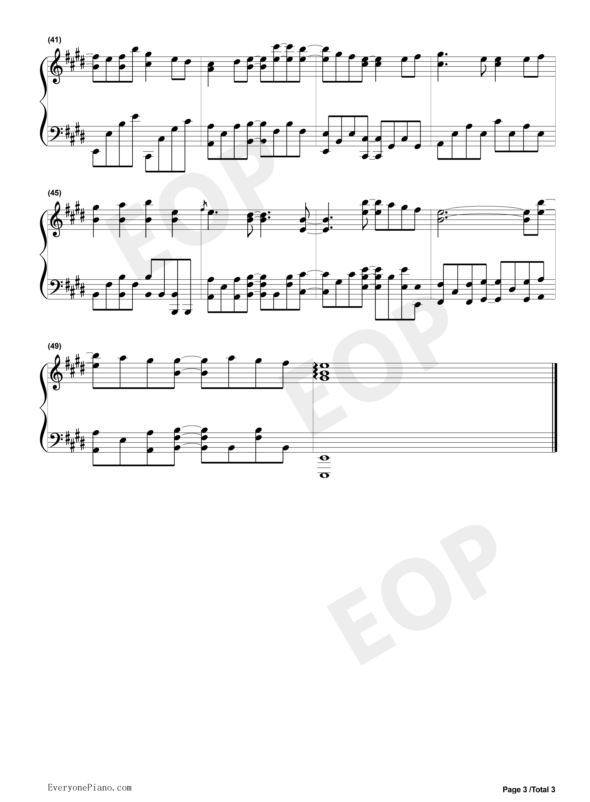 Irony钢琴谱_ClariS