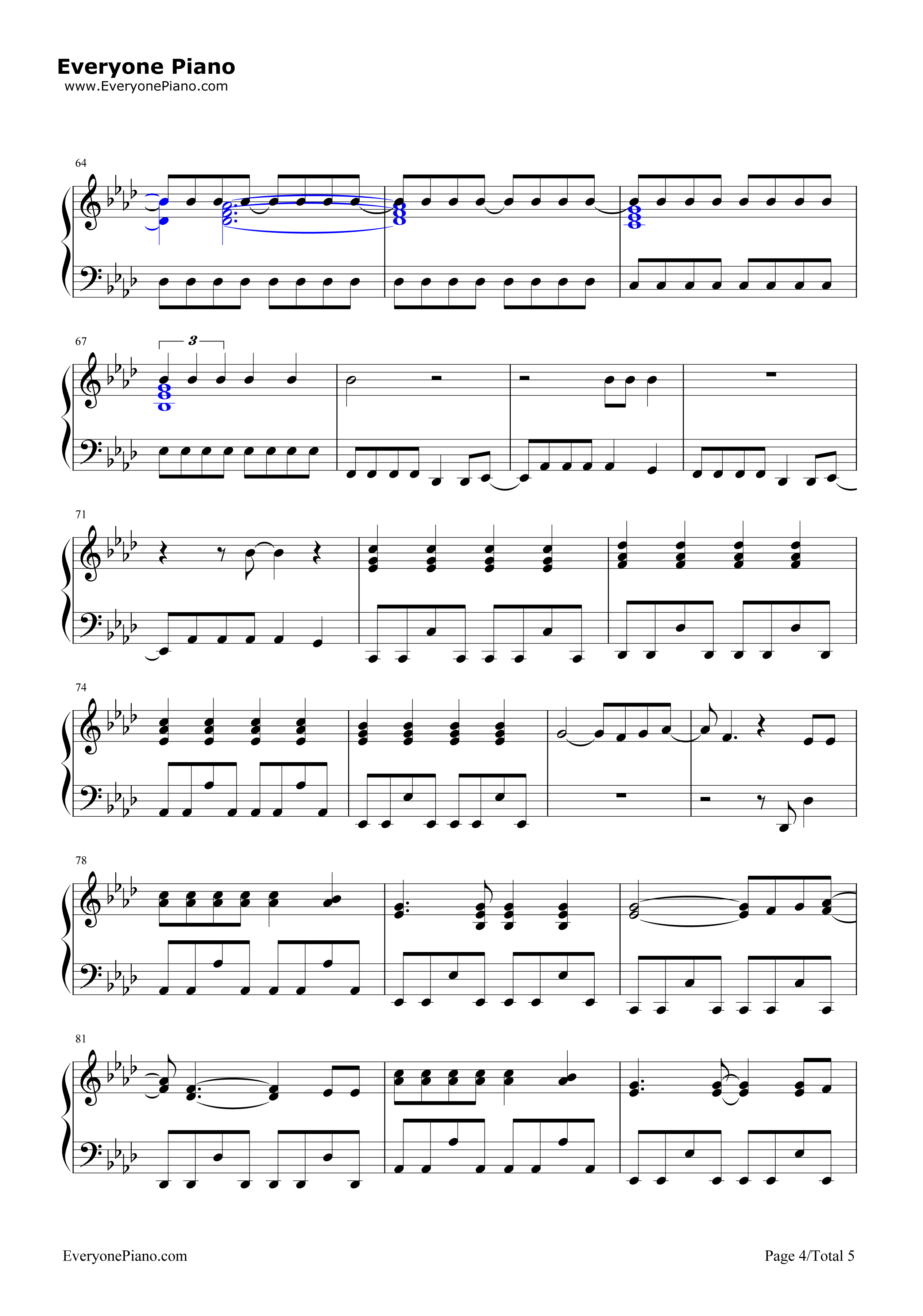 Party_At_A_Rich_Dude'S_House钢琴谱_Kesha