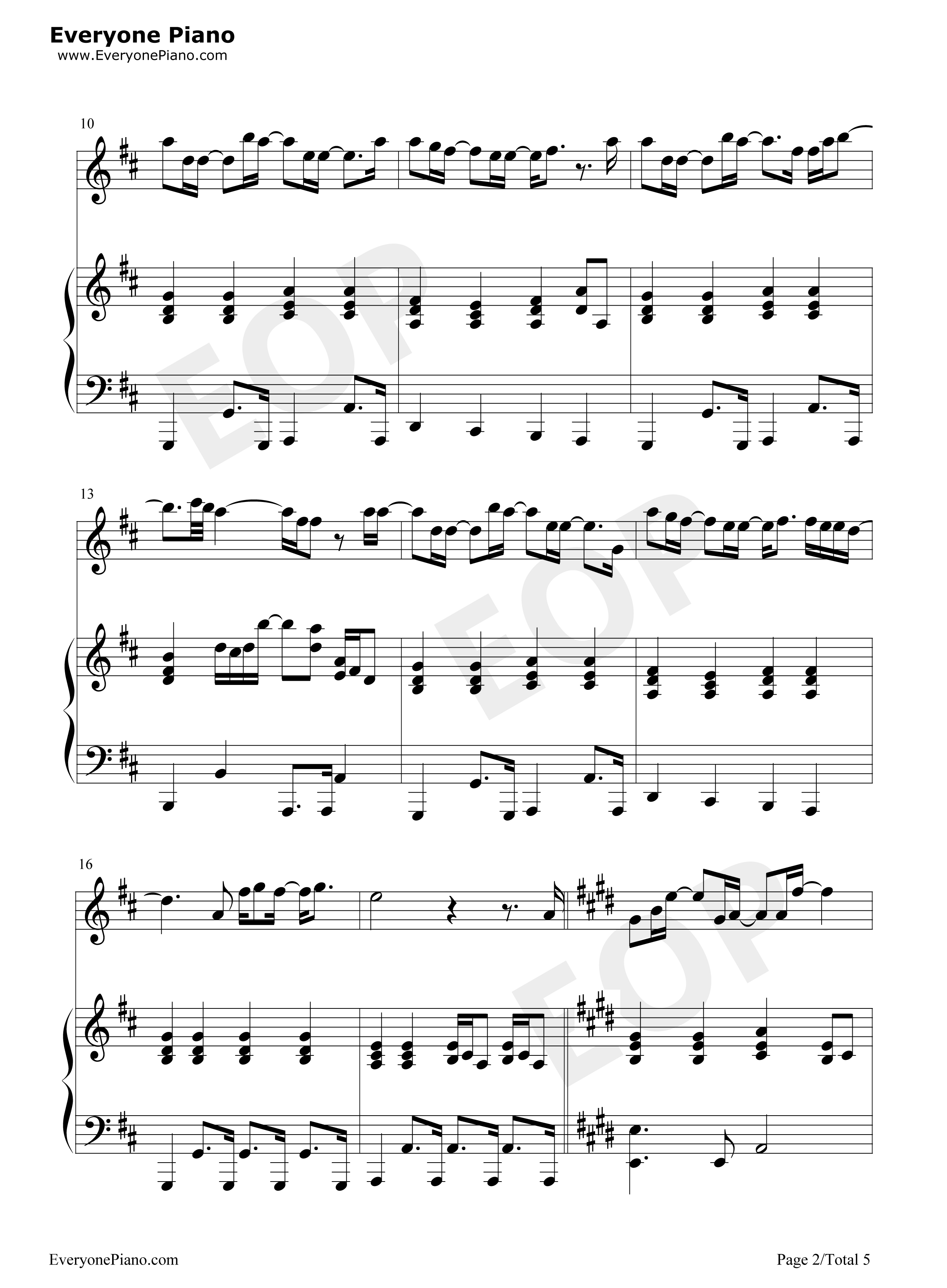 When_There_Was_Me_And_You钢琴谱_Vanessa_Anne_Hudgens