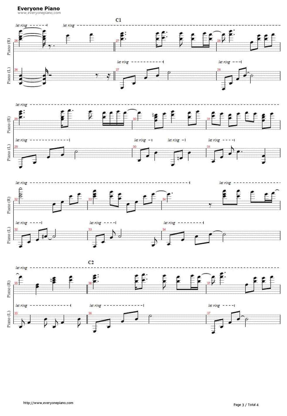 心はいつもあなたのそばに钢琴谱_津田朱里