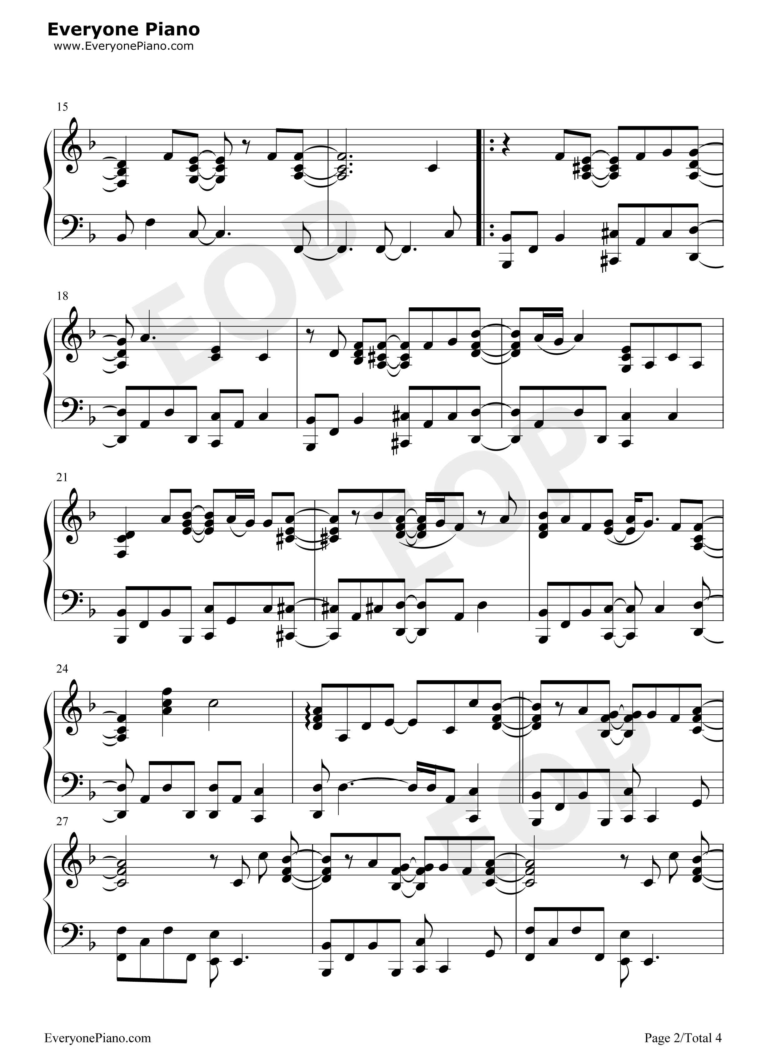 Touch_Love钢琴谱_T尹美莱