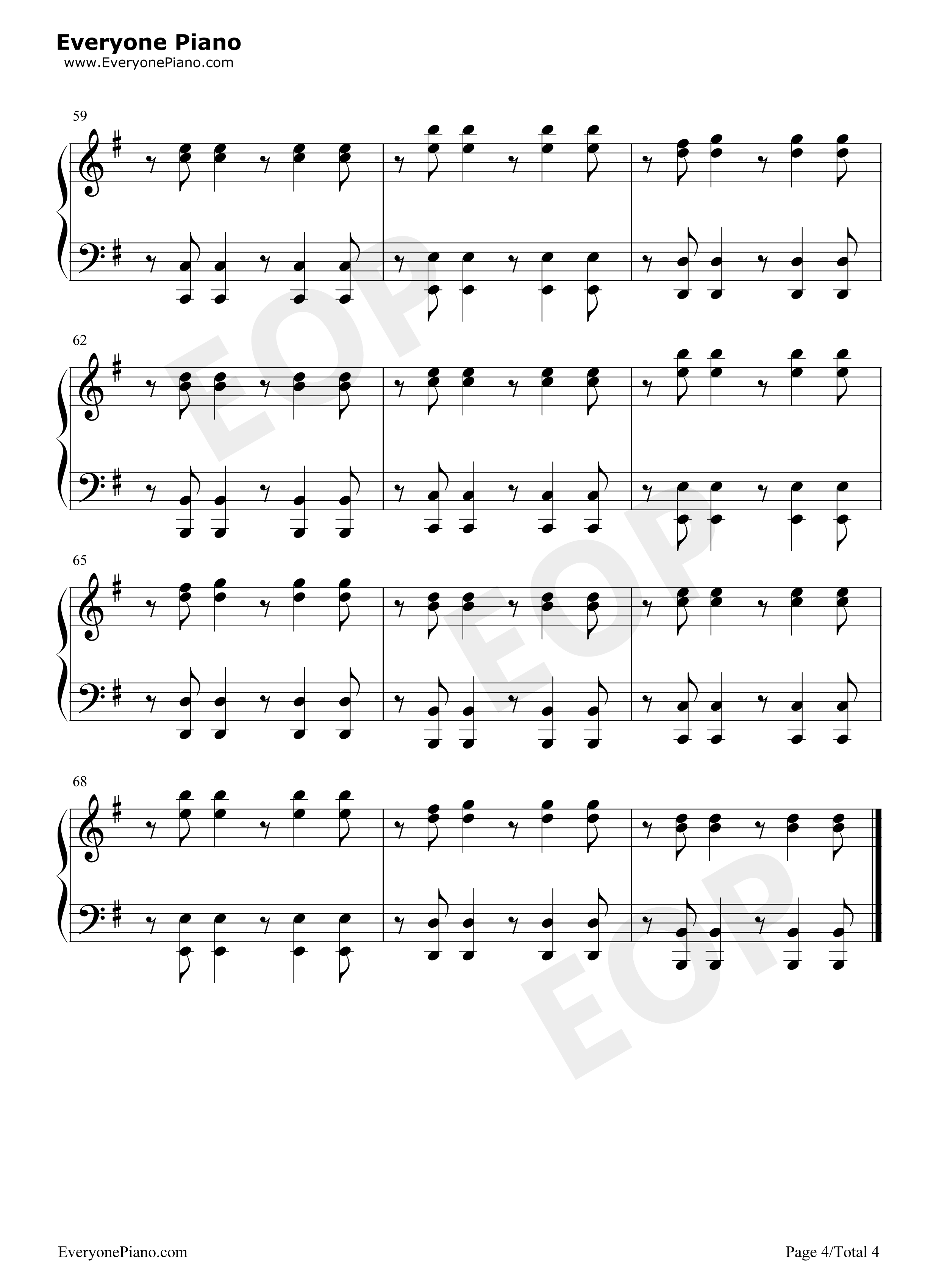 Can't_Hold_Us钢琴谱_Macklemore_&_Ryan_lewis