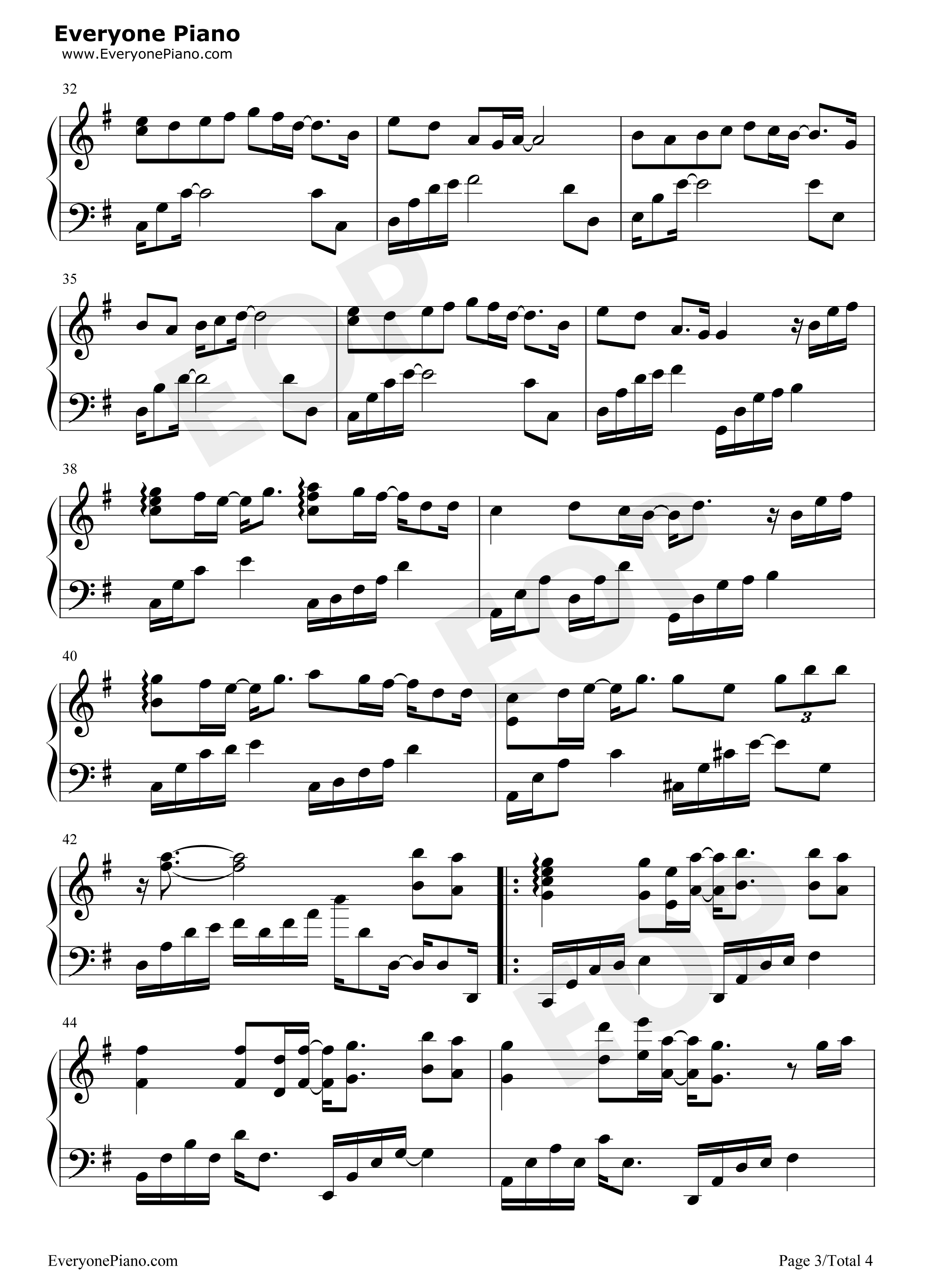 命运钢琴谱_家家