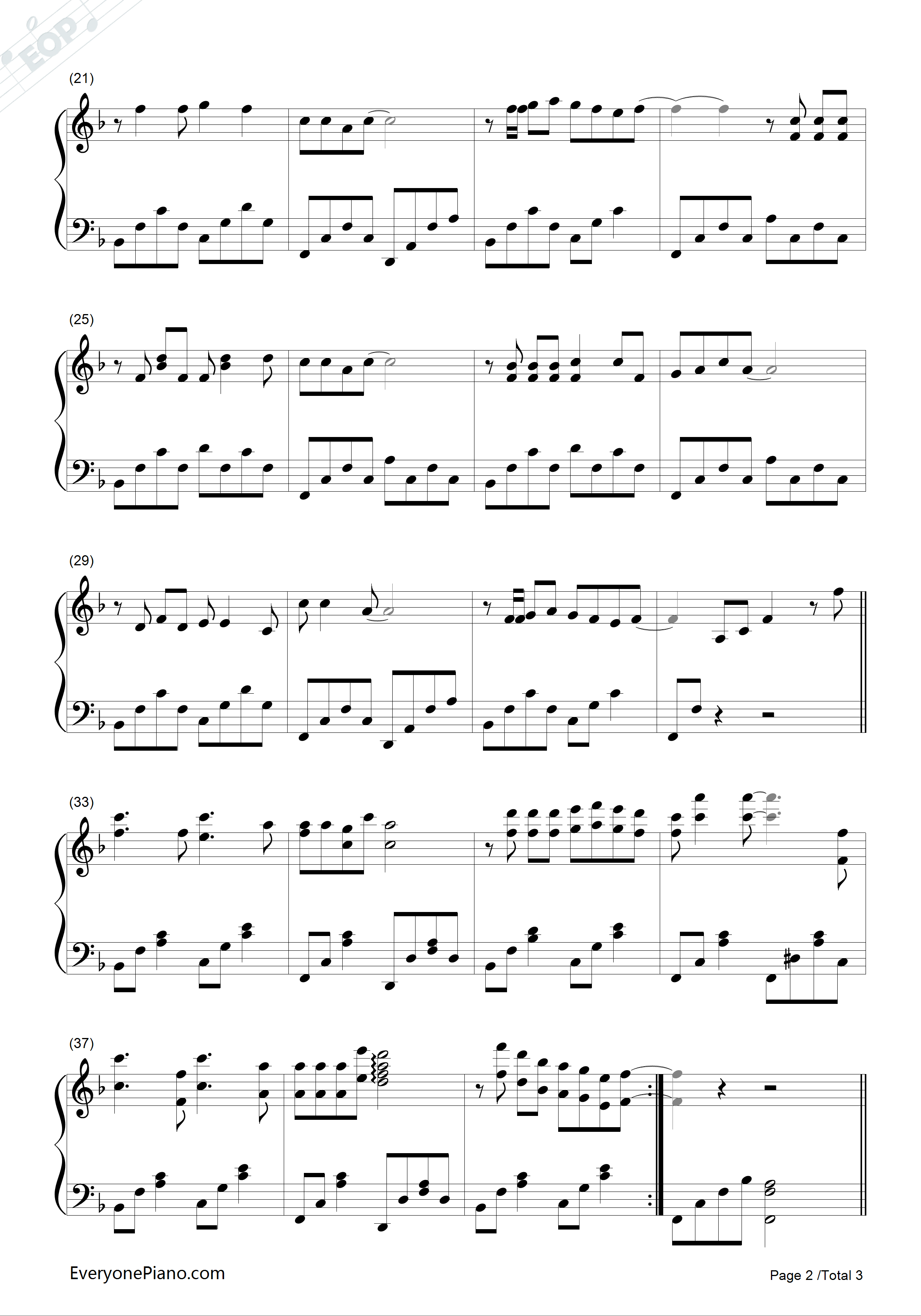 爸爸去哪儿钢琴谱_叶圣涛