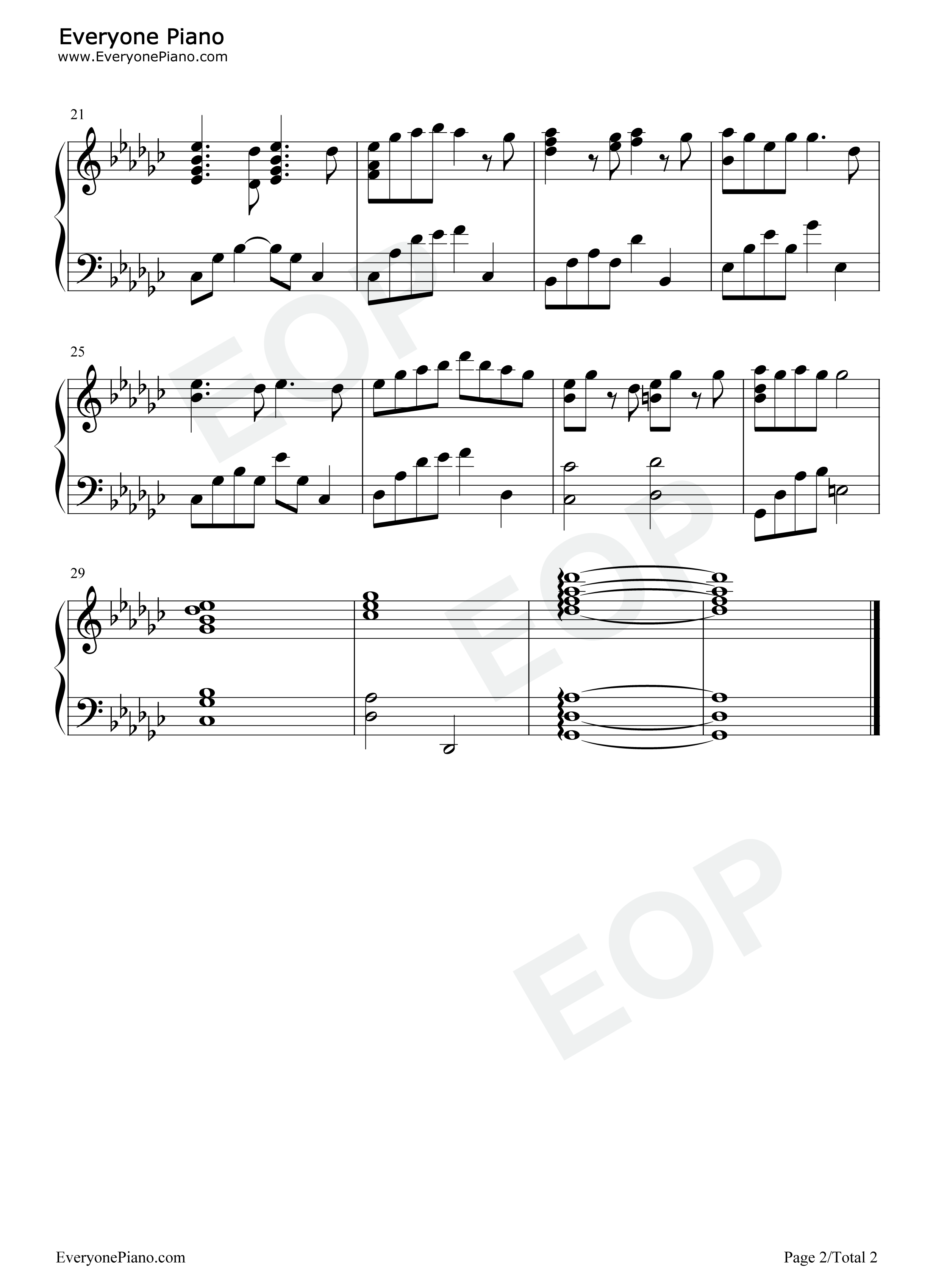 プラチナむかつく钢琴谱_神前晓