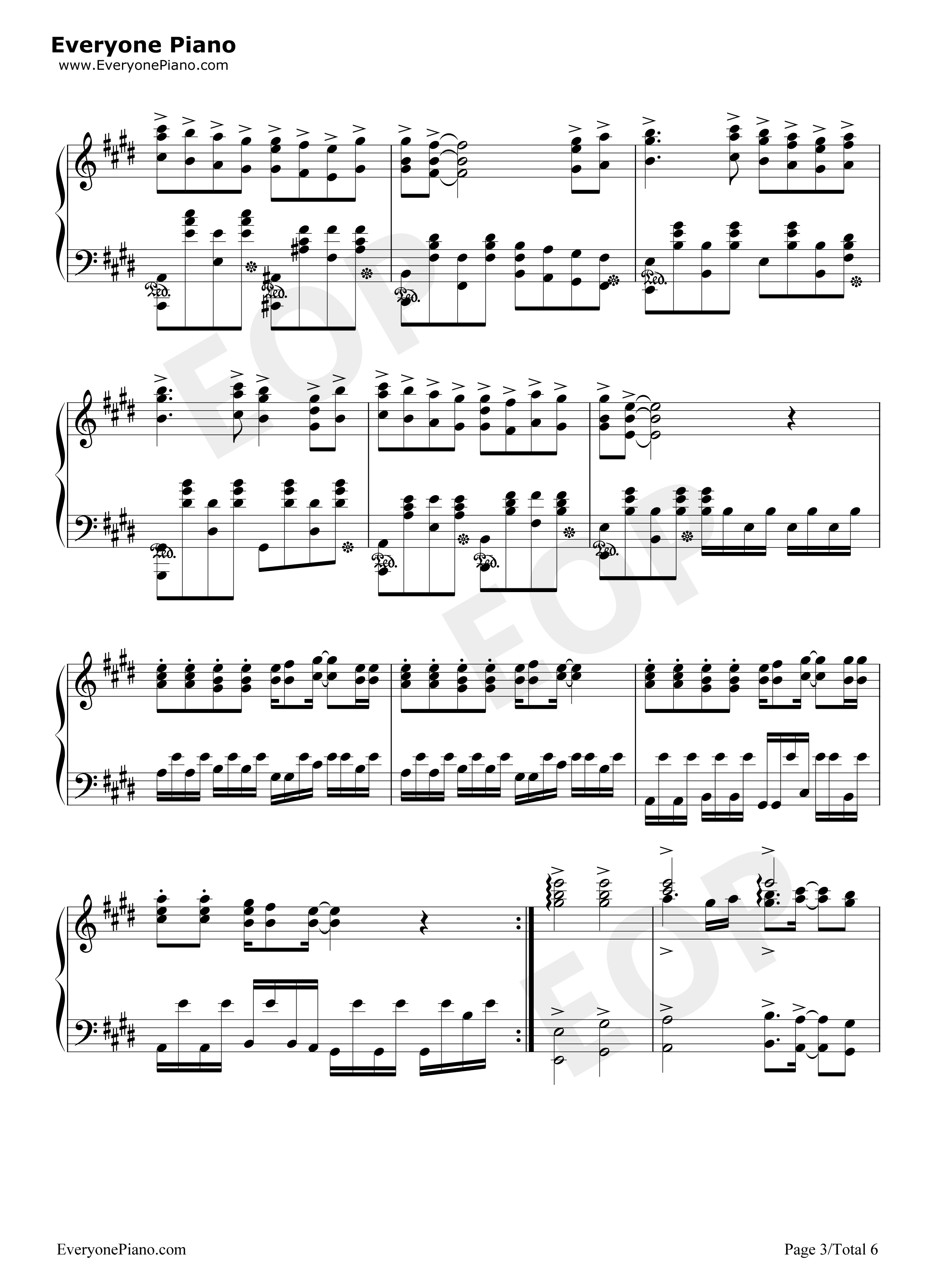 Lost_my_music钢琴谱_平野绫