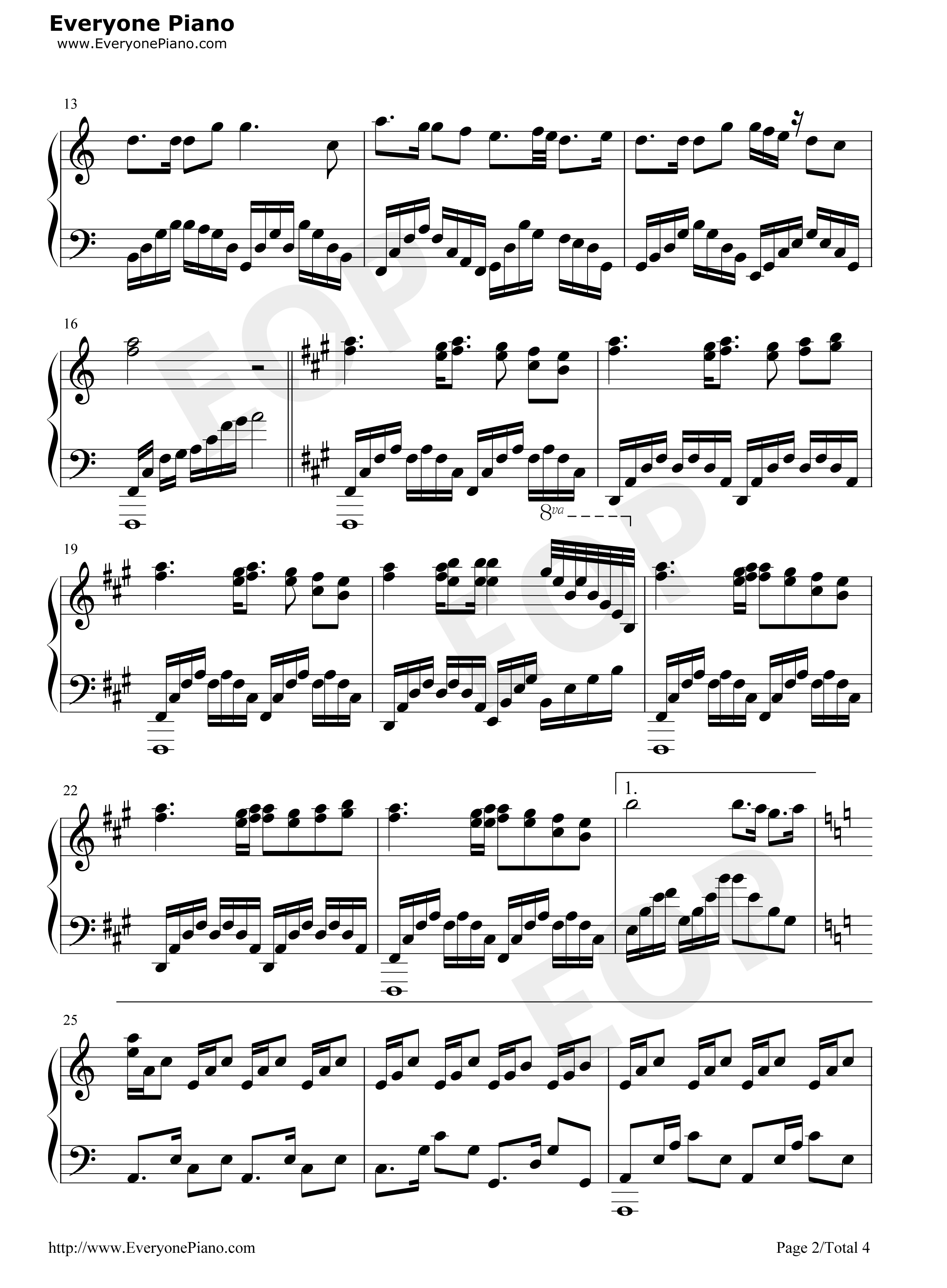 杀破狼钢琴谱_JS