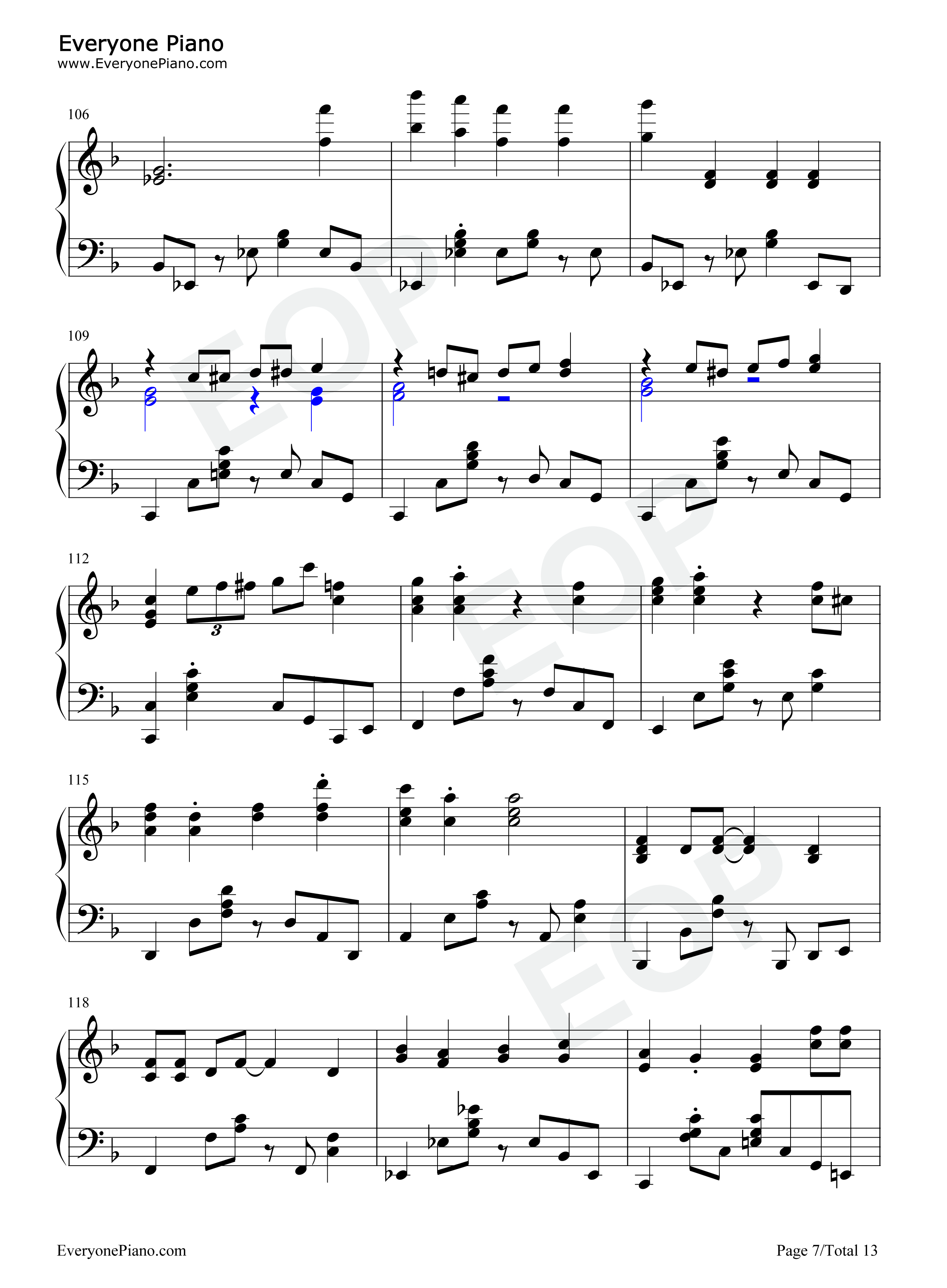 キョリ感钢琴谱_ハコニワリリィ