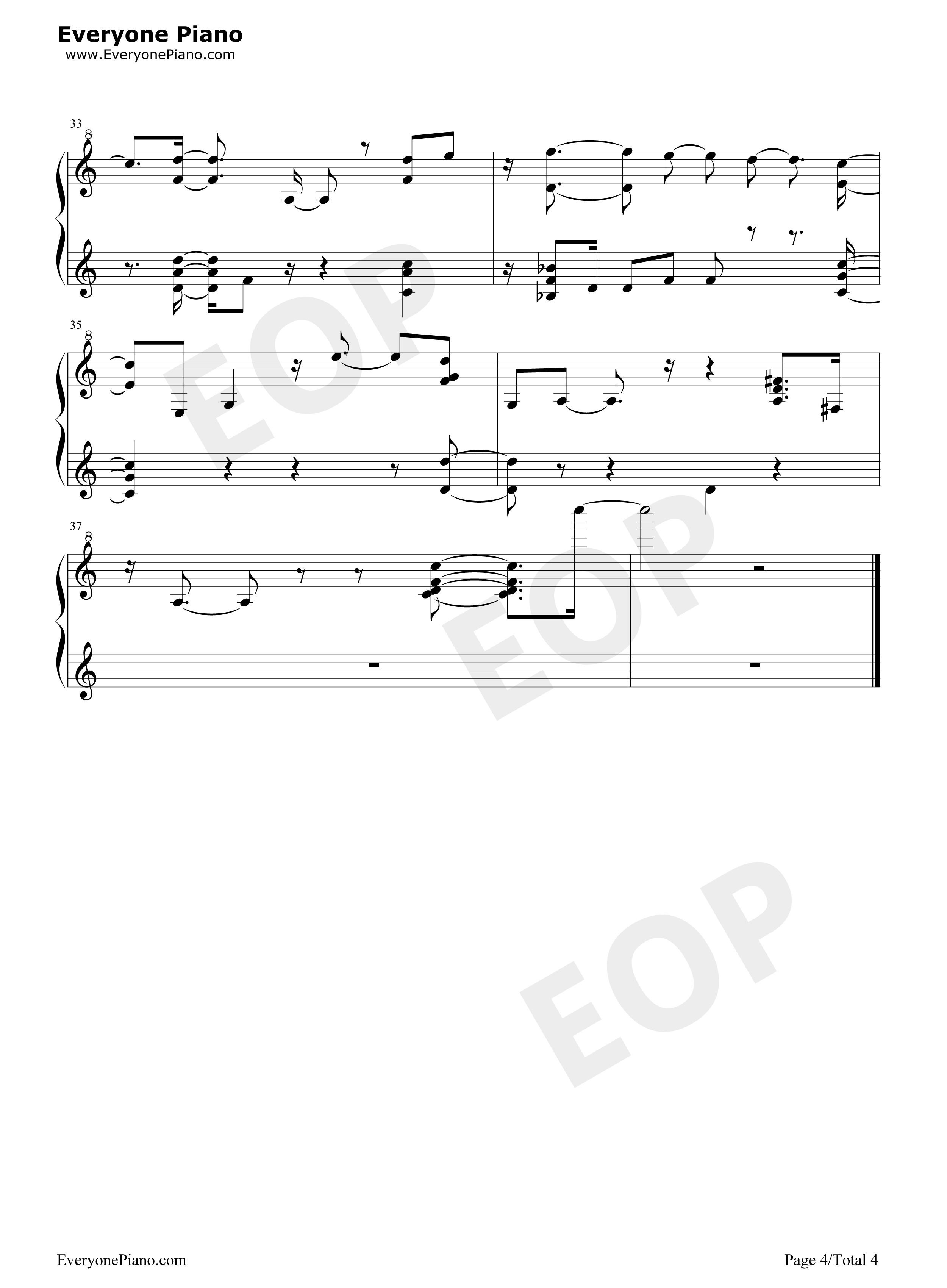 かごめと犬夜叉II改编版钢琴谱_犬夜叉