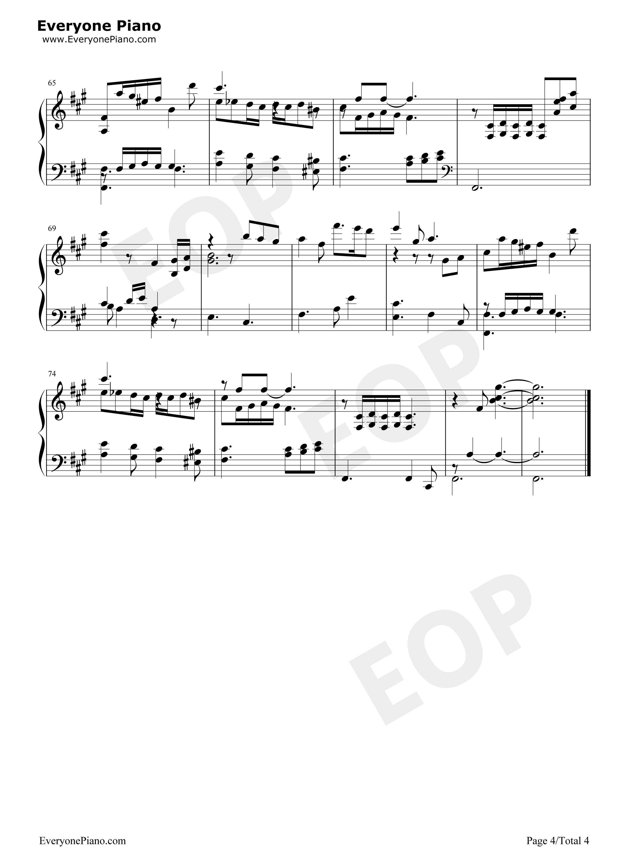 Morgan钢琴谱_ああっ女神さまっ