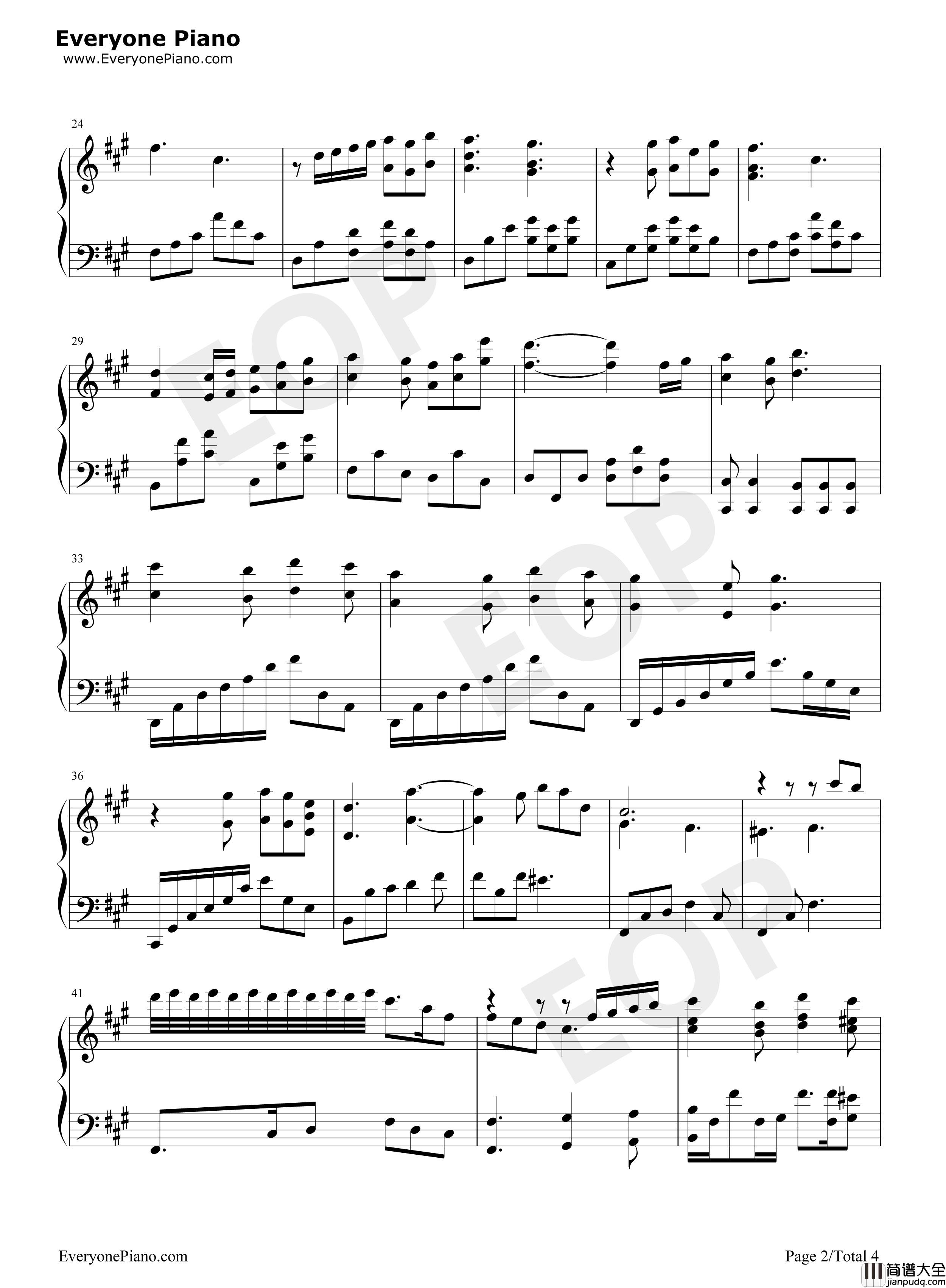 Morgan钢琴谱_ああっ女神さまっ