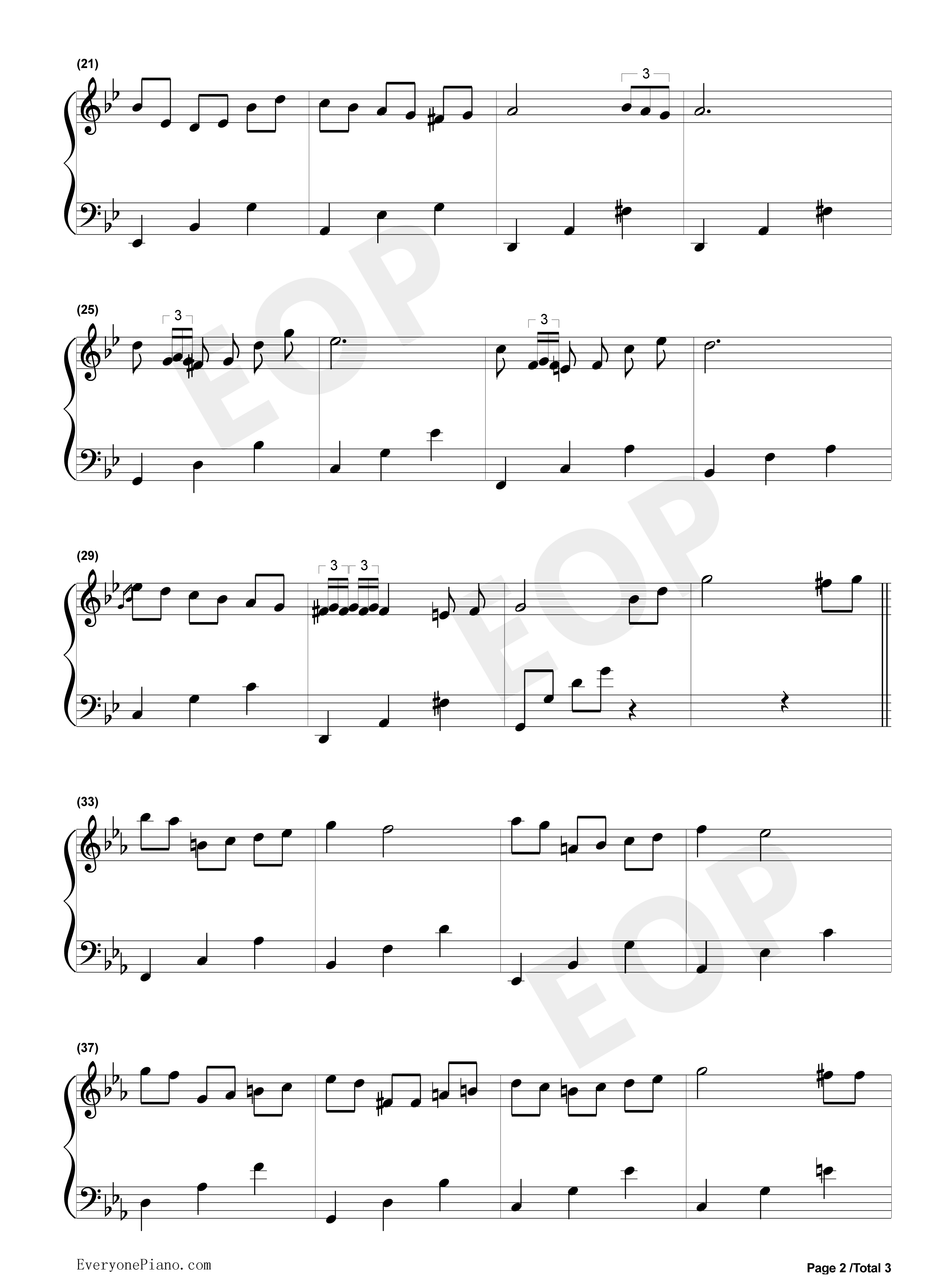 Valentine’s_Day钢琴谱_张一益