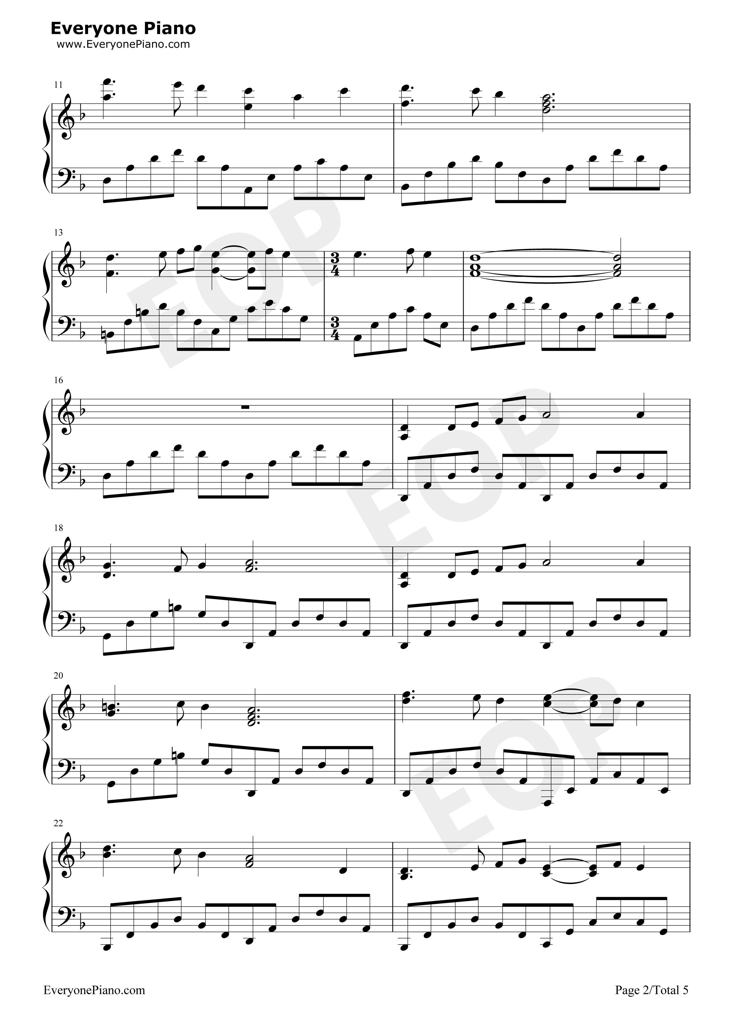 Trine_2_Main_Theme钢琴谱_Ari_Pulkkinen