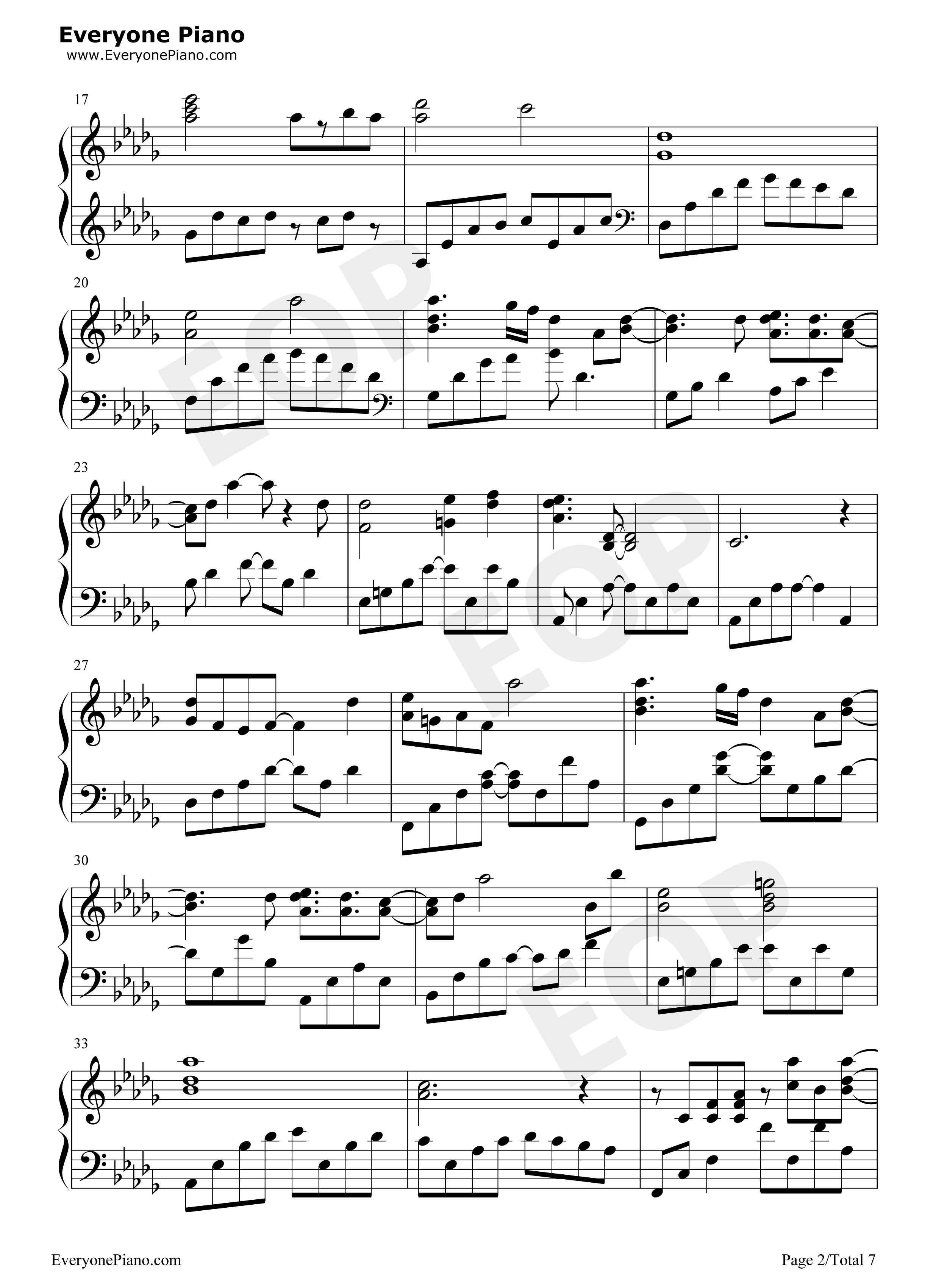 To_Far_Away_Times_钢琴谱_Yasunori_Mitsuda