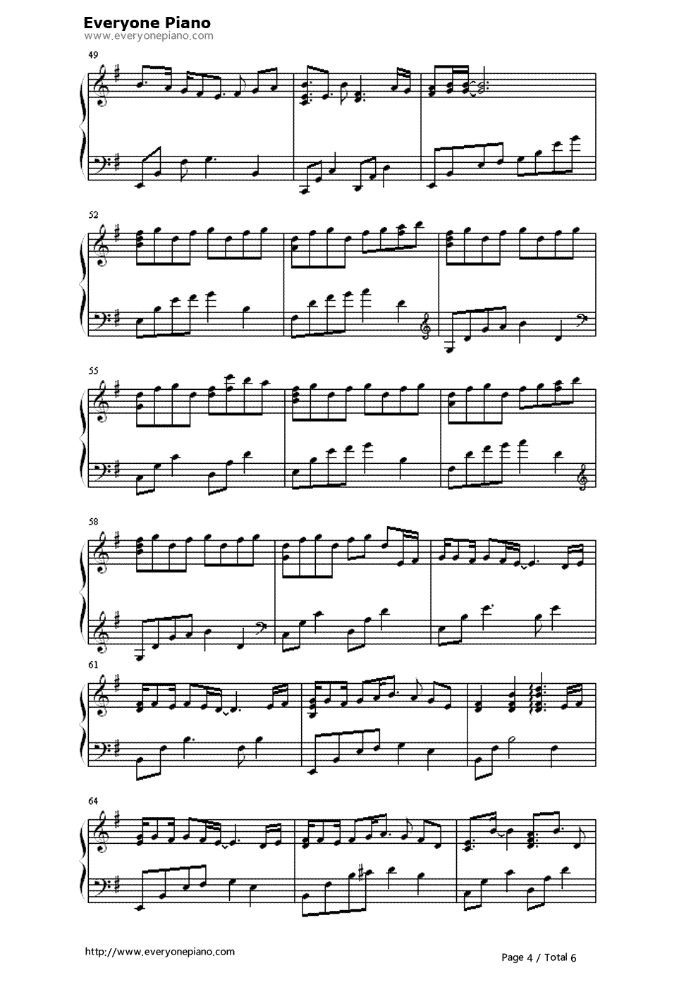 Get_Over钢琴谱_若草_恵