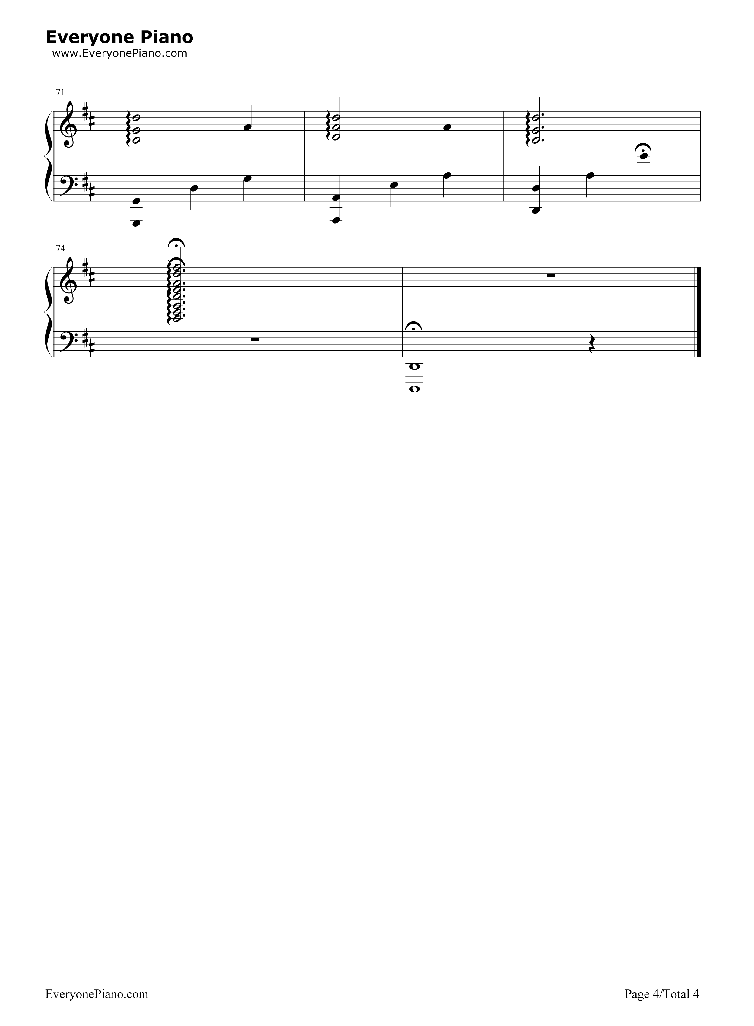 愿いが叶う场所钢琴谱_Magome_Togoshi