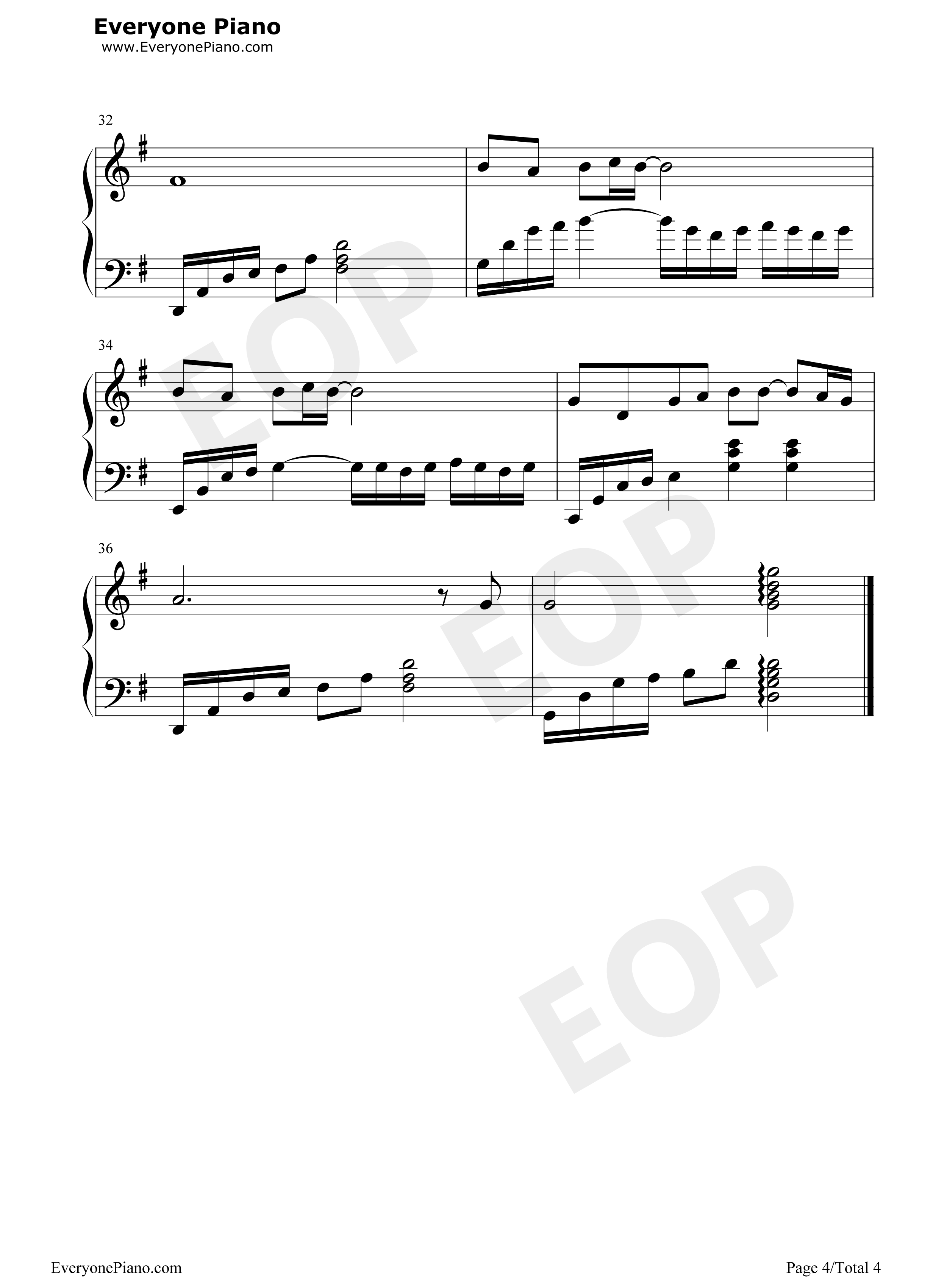 月牙儿伴奏钢琴谱_赵本山