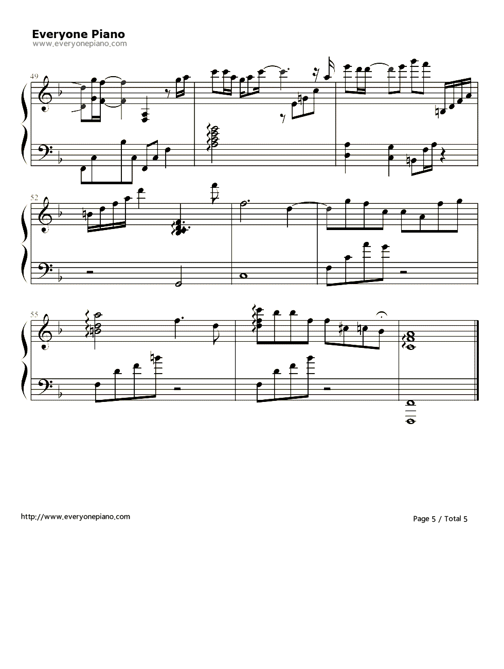 相见不如怀念钢琴谱_樊凡