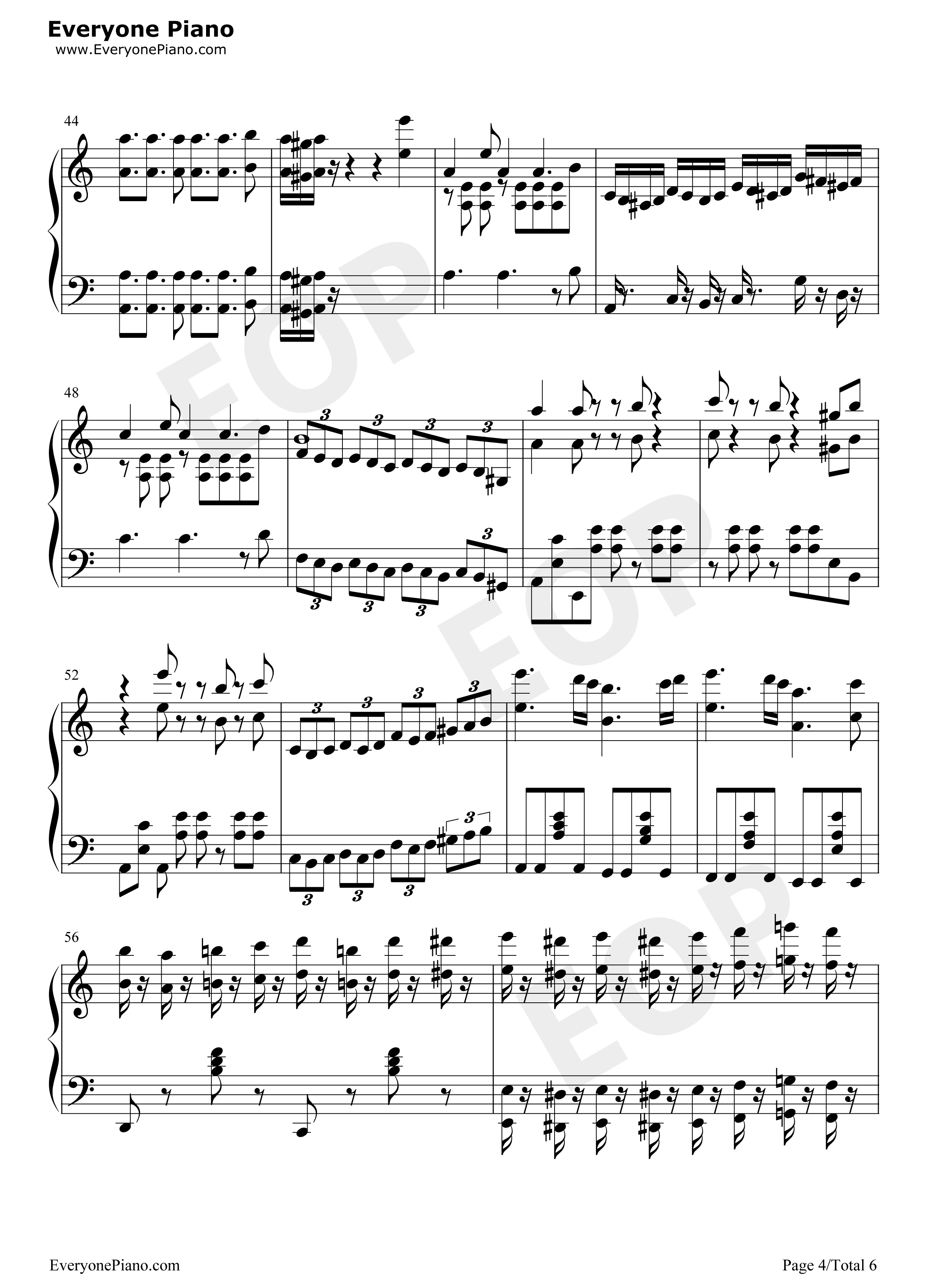 幽灵盛典2钢琴谱_Brandy