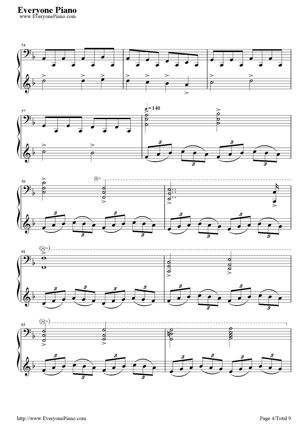 Totentanz钢琴谱_Maksim__马克西姆