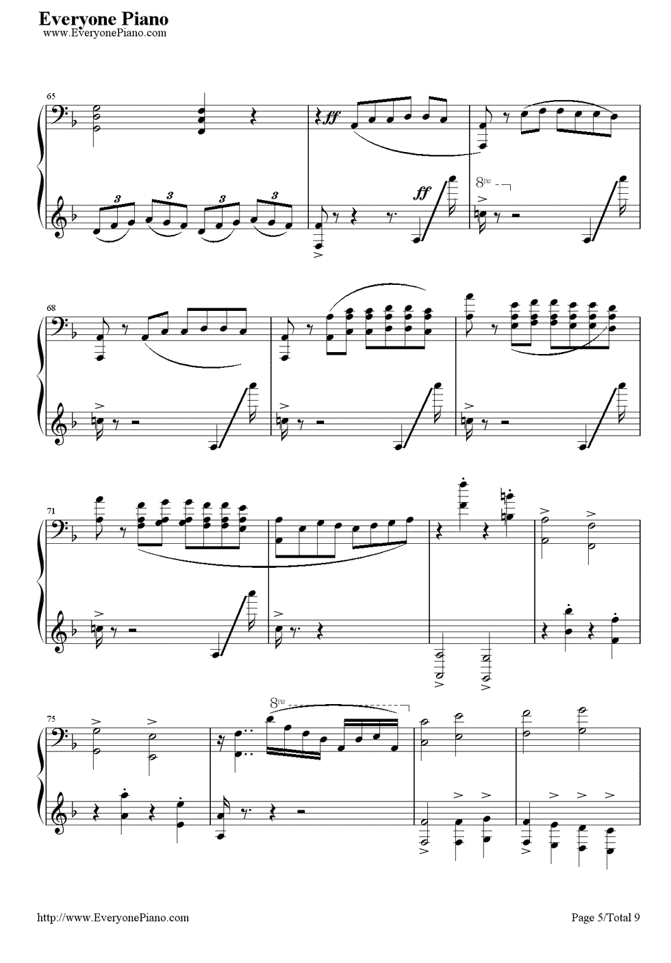 Totentanz钢琴谱_Maksim__马克西姆