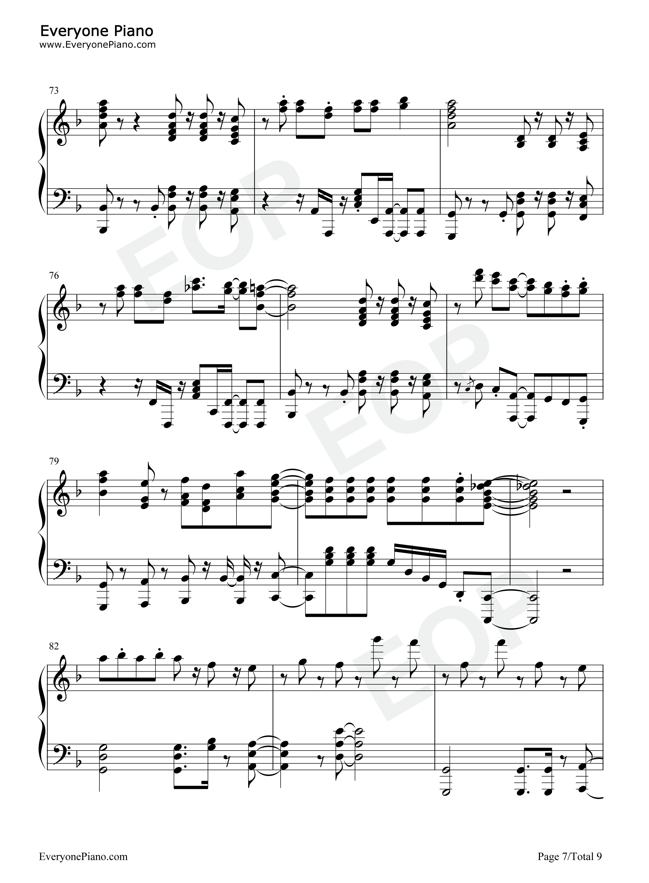 Love钢琴谱_雨宫天