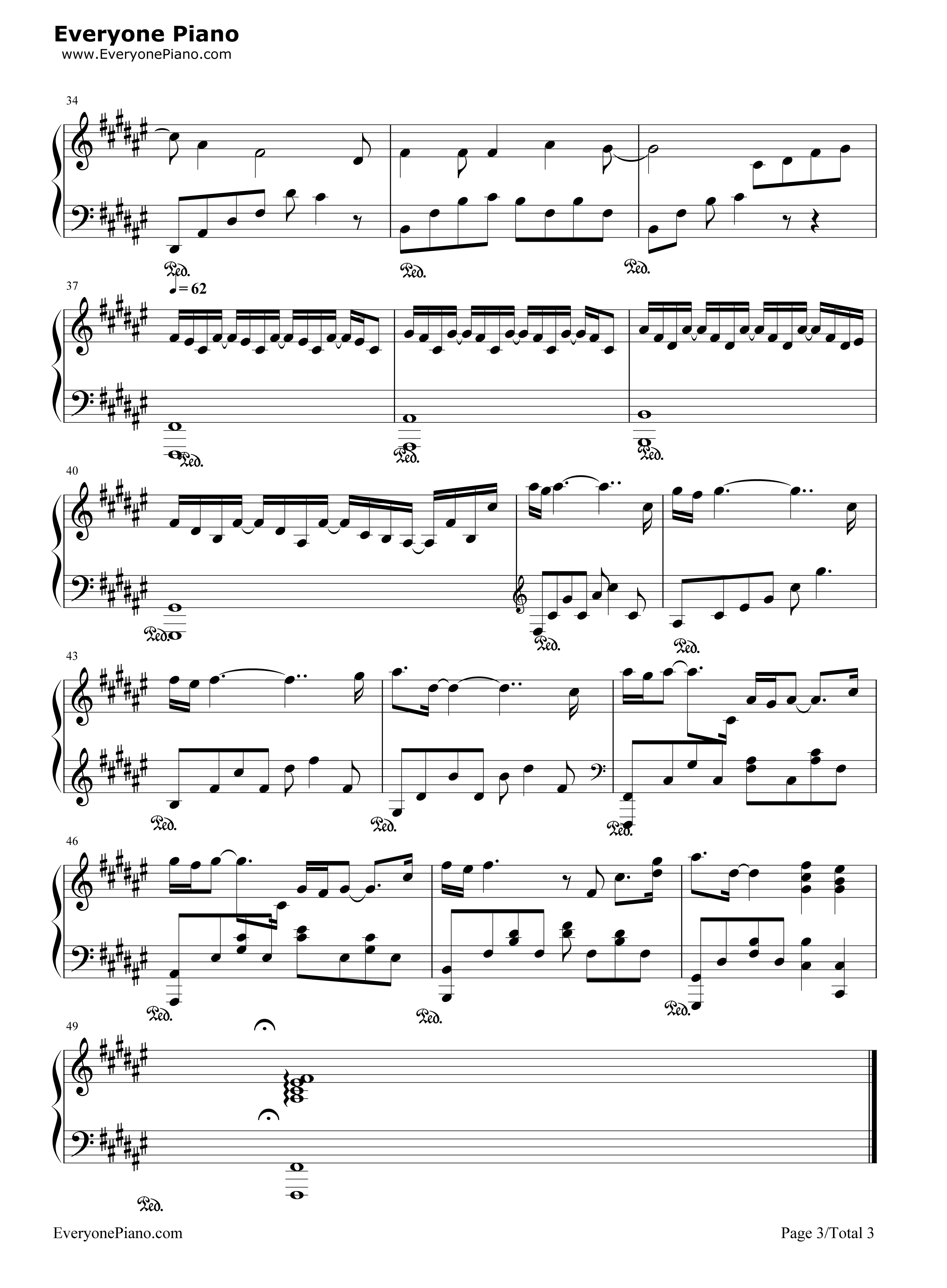 Run_Away_With_Me钢琴谱_Omar_Akram（奥马尔•阿克兰）