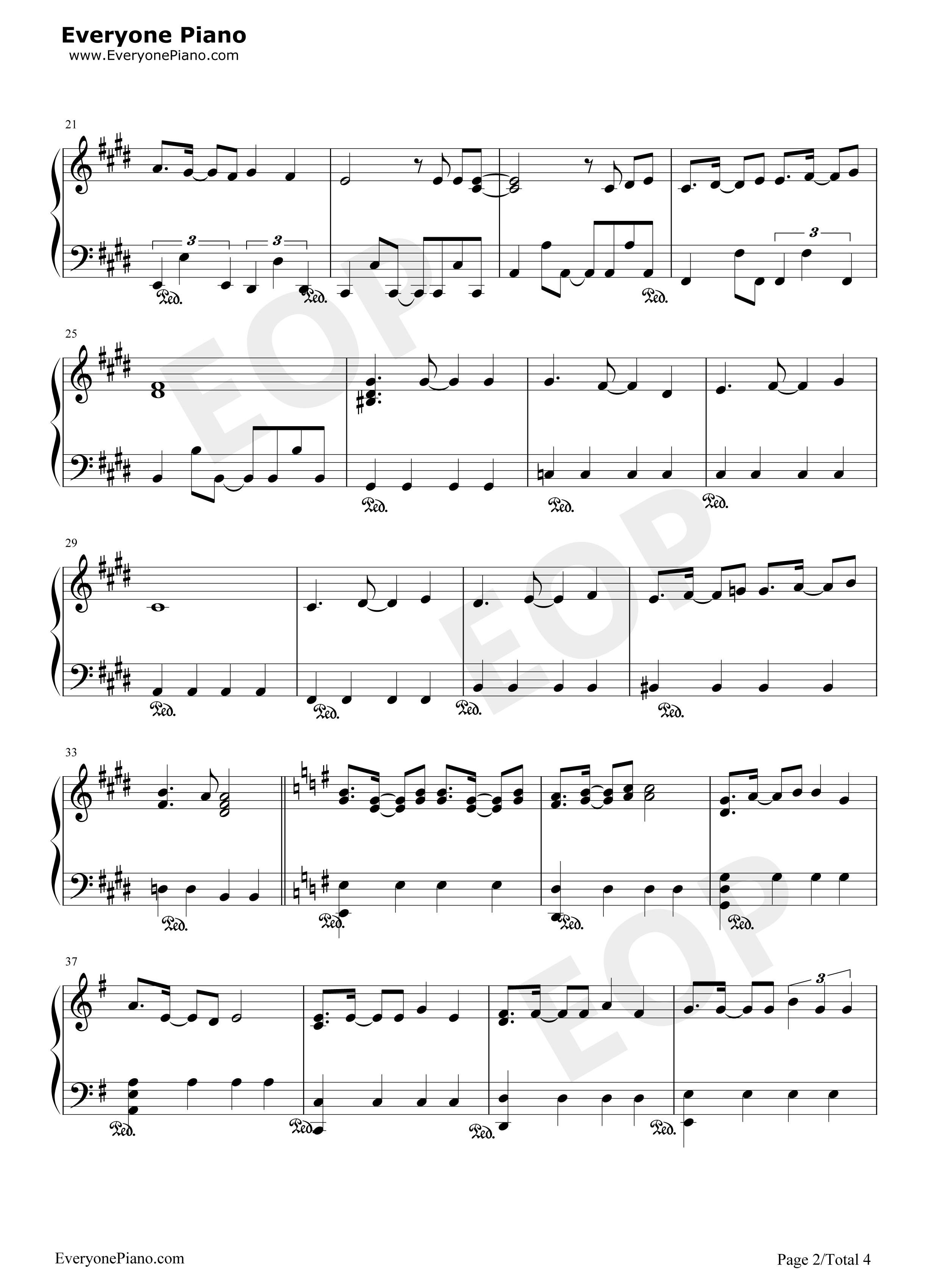 Rhythm_Emotion钢琴谱_Two_Mix