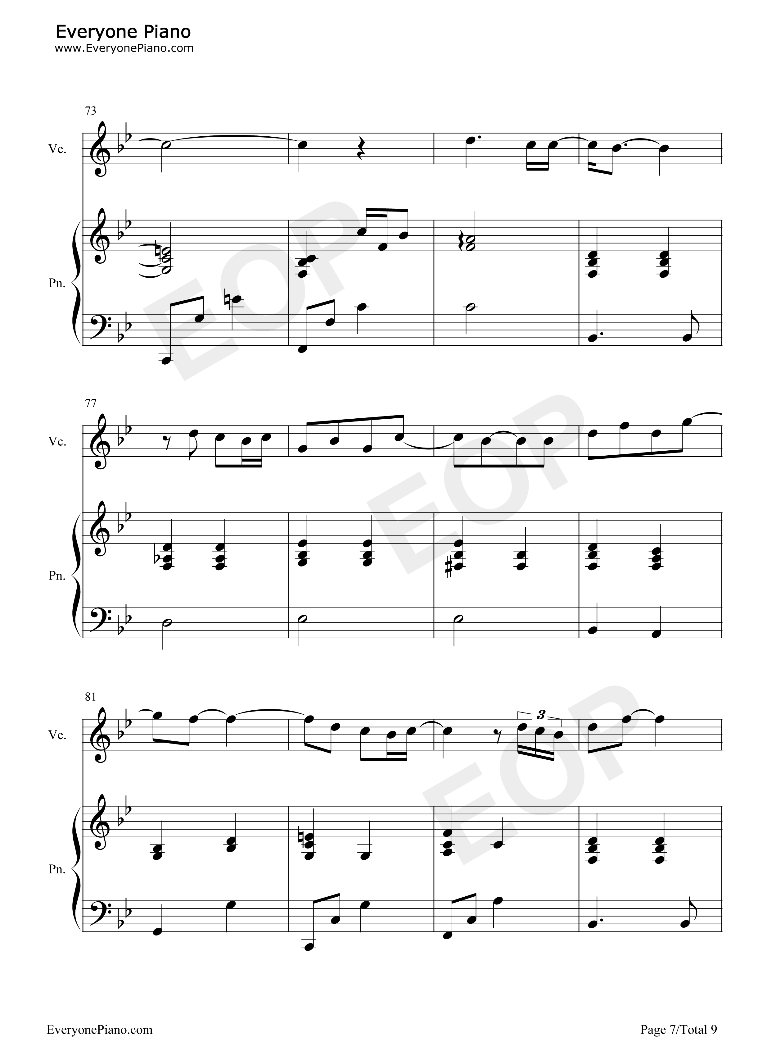 Desperado钢琴谱_老鹰乐队