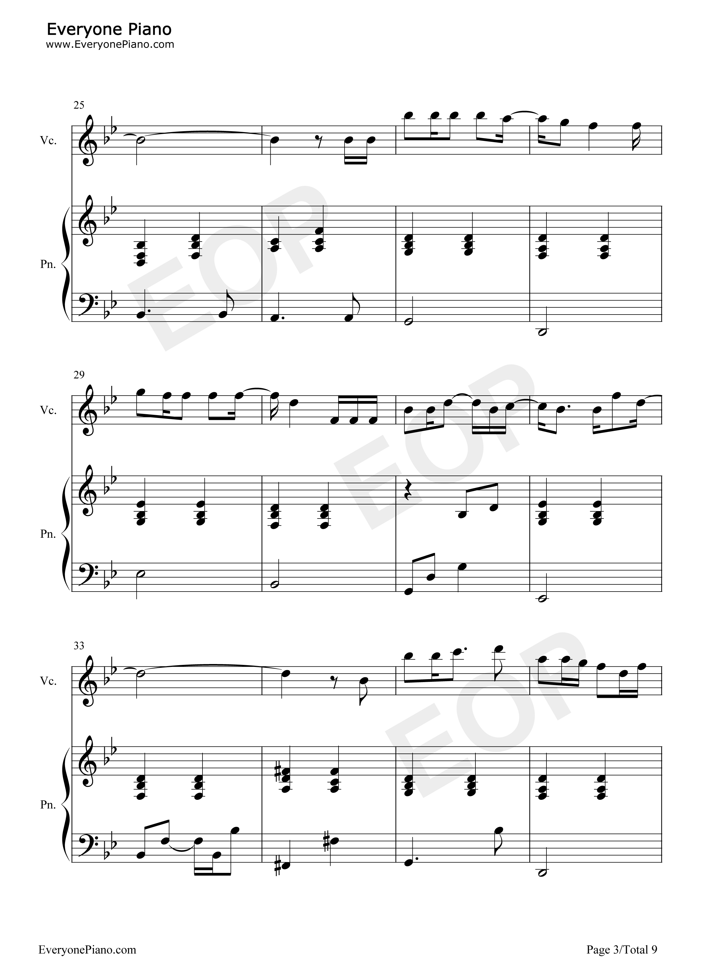 Desperado钢琴谱_老鹰乐队