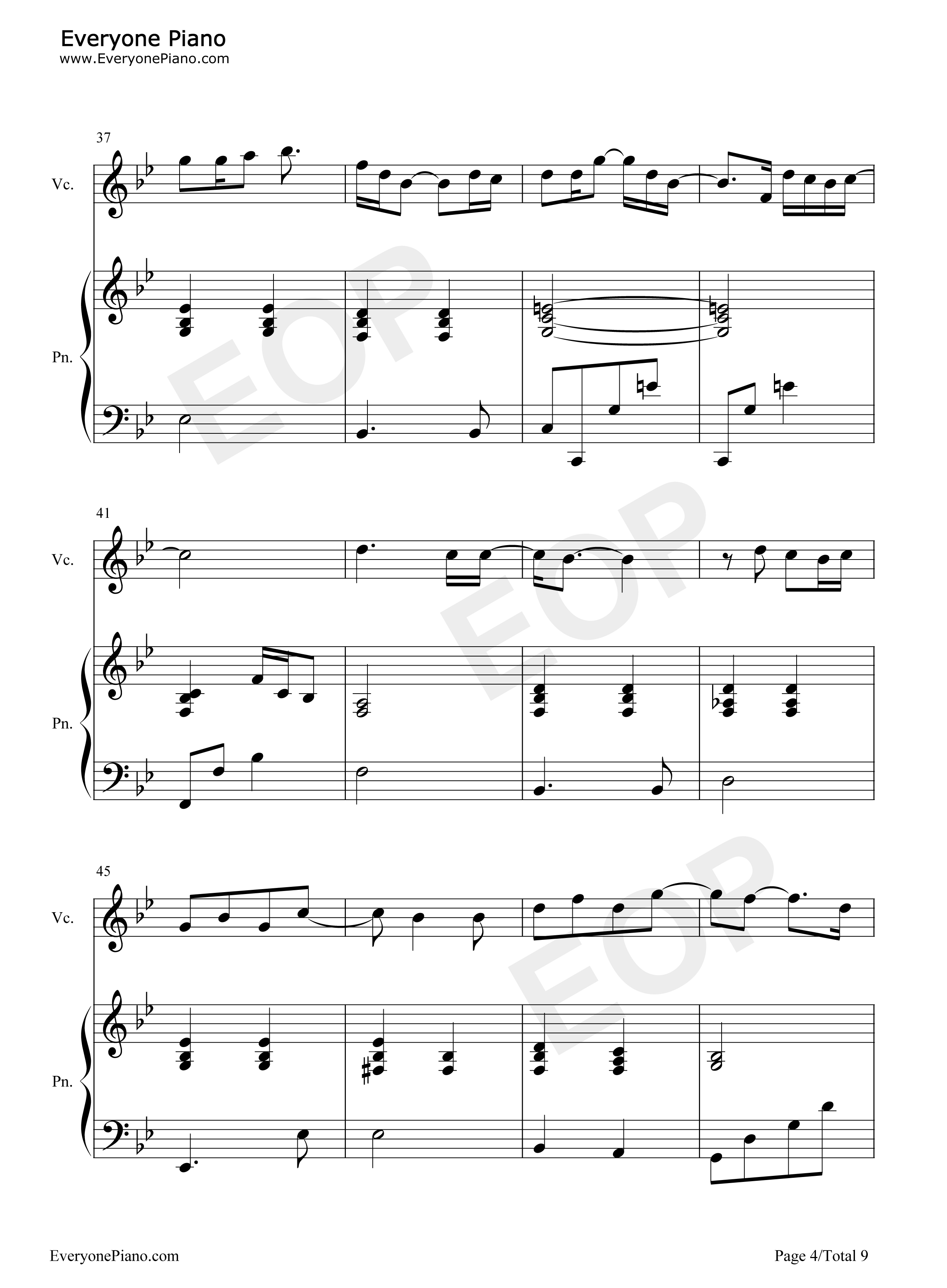 Desperado钢琴谱_老鹰乐队