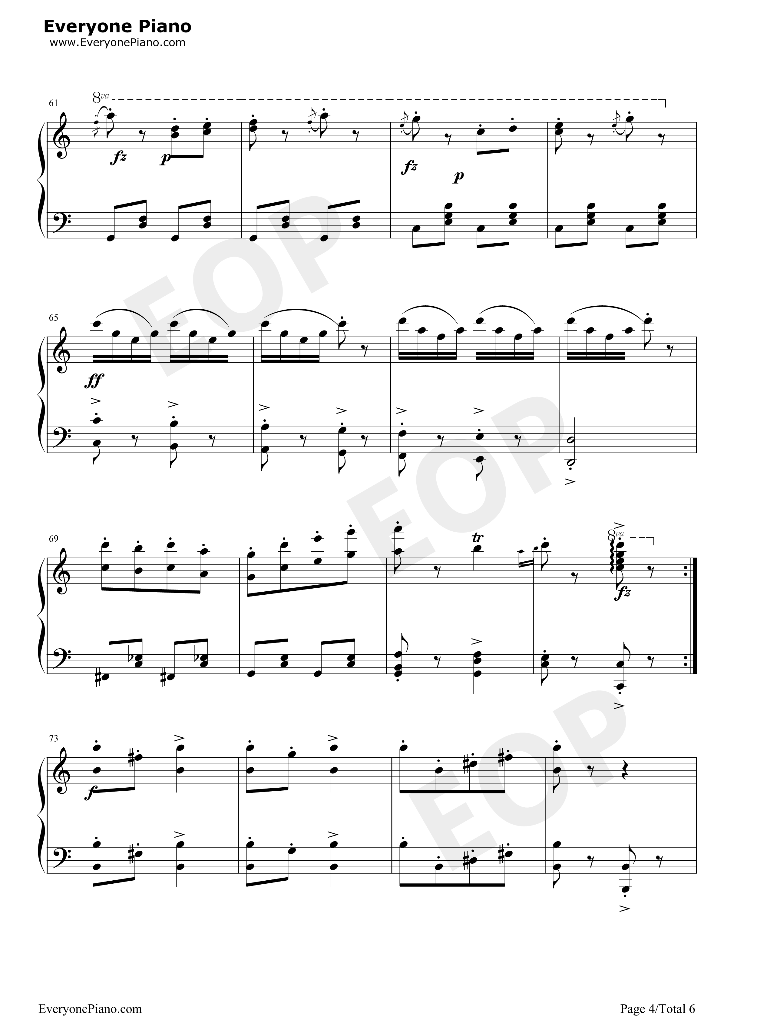 邮递马车钢琴谱_冈本敦郎