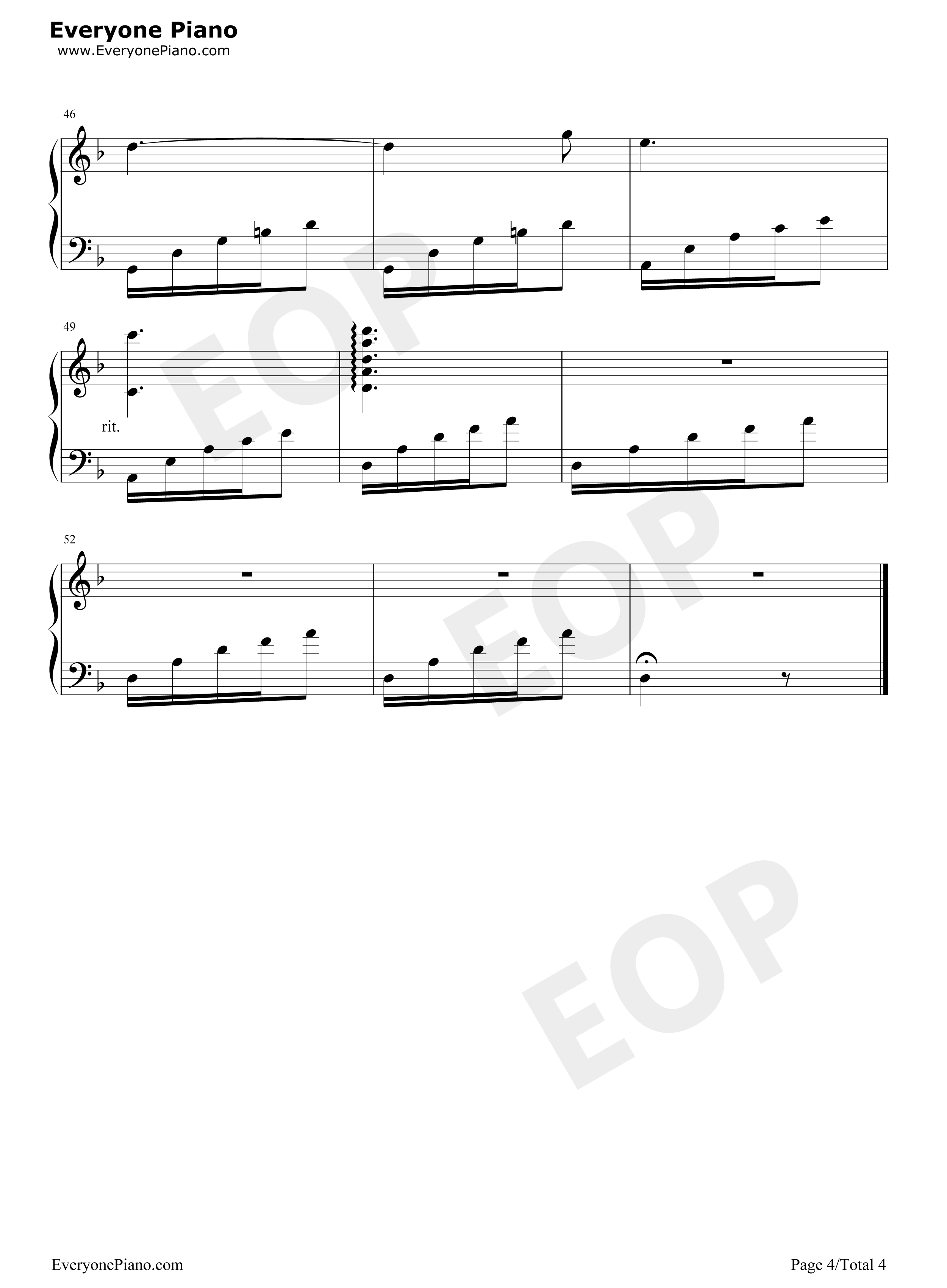 兄弟（Brothers）钢琴谱_俄罗斯童声合唱团