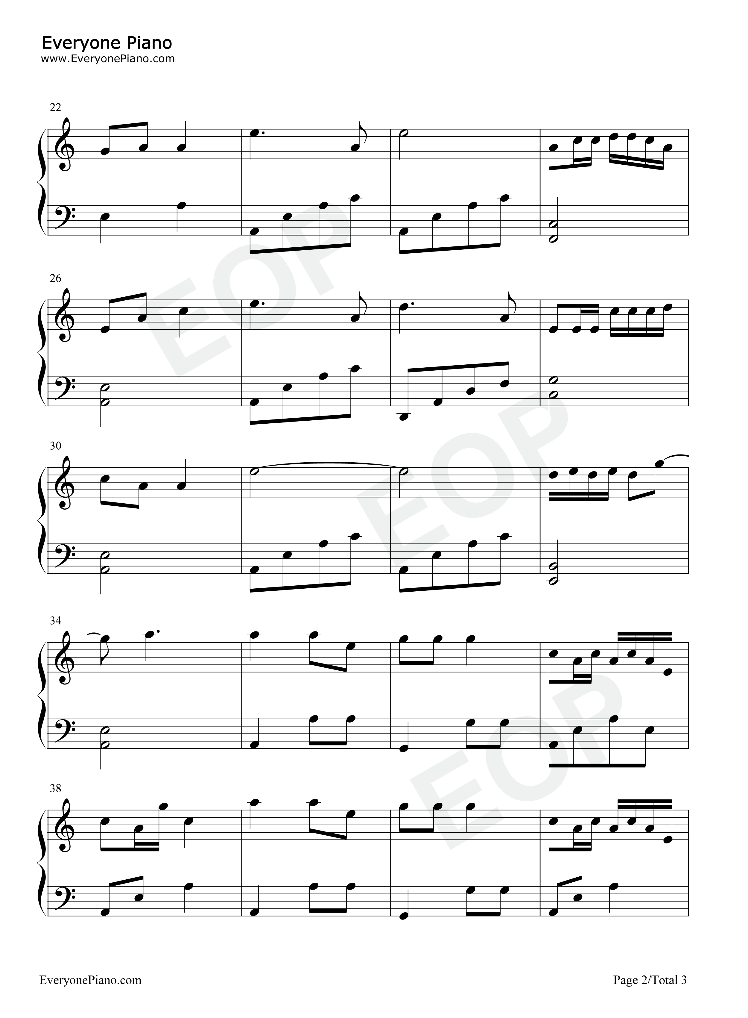 山路十八弯钢琴谱_李琼