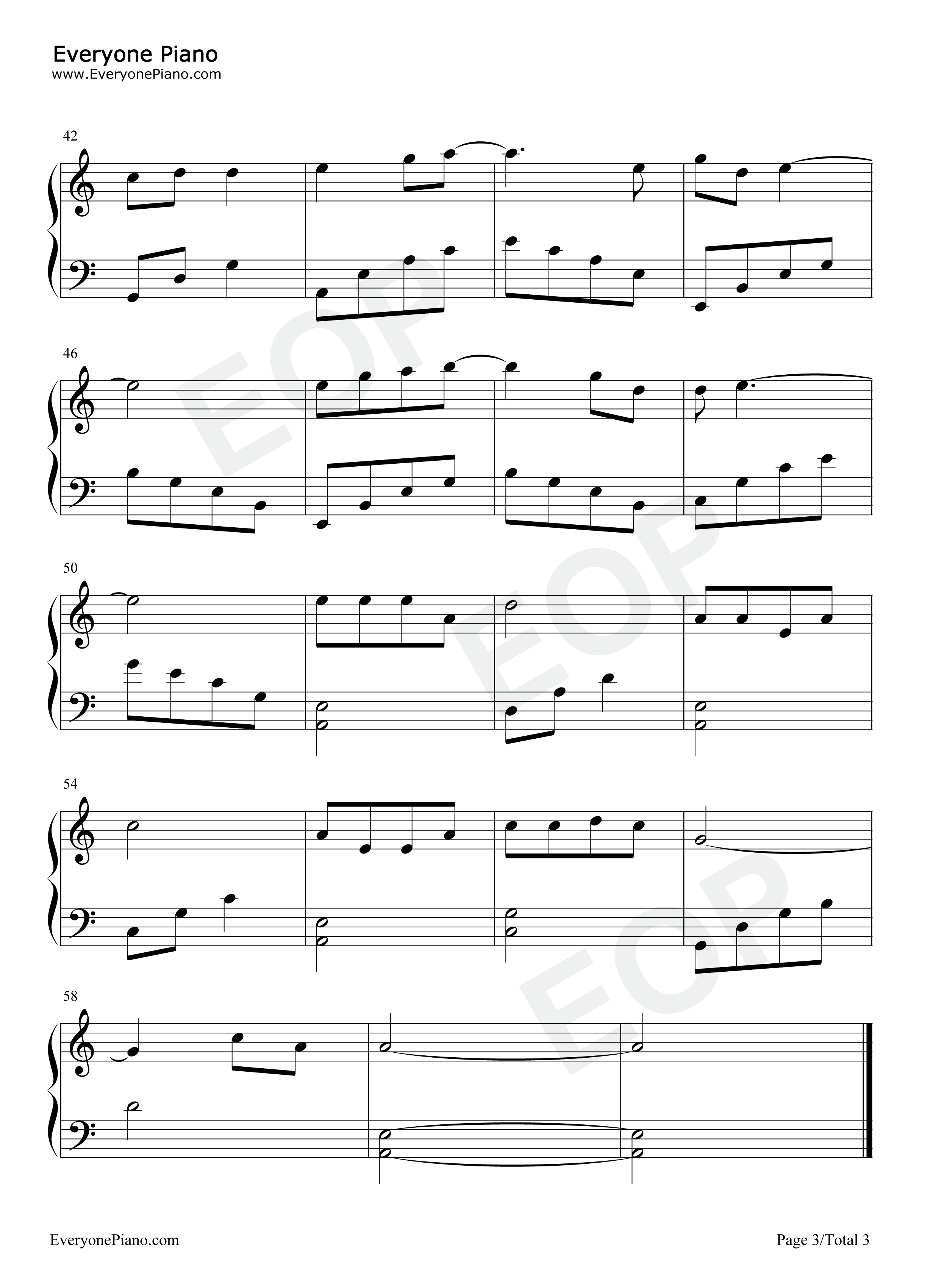 山路十八弯钢琴谱_李琼