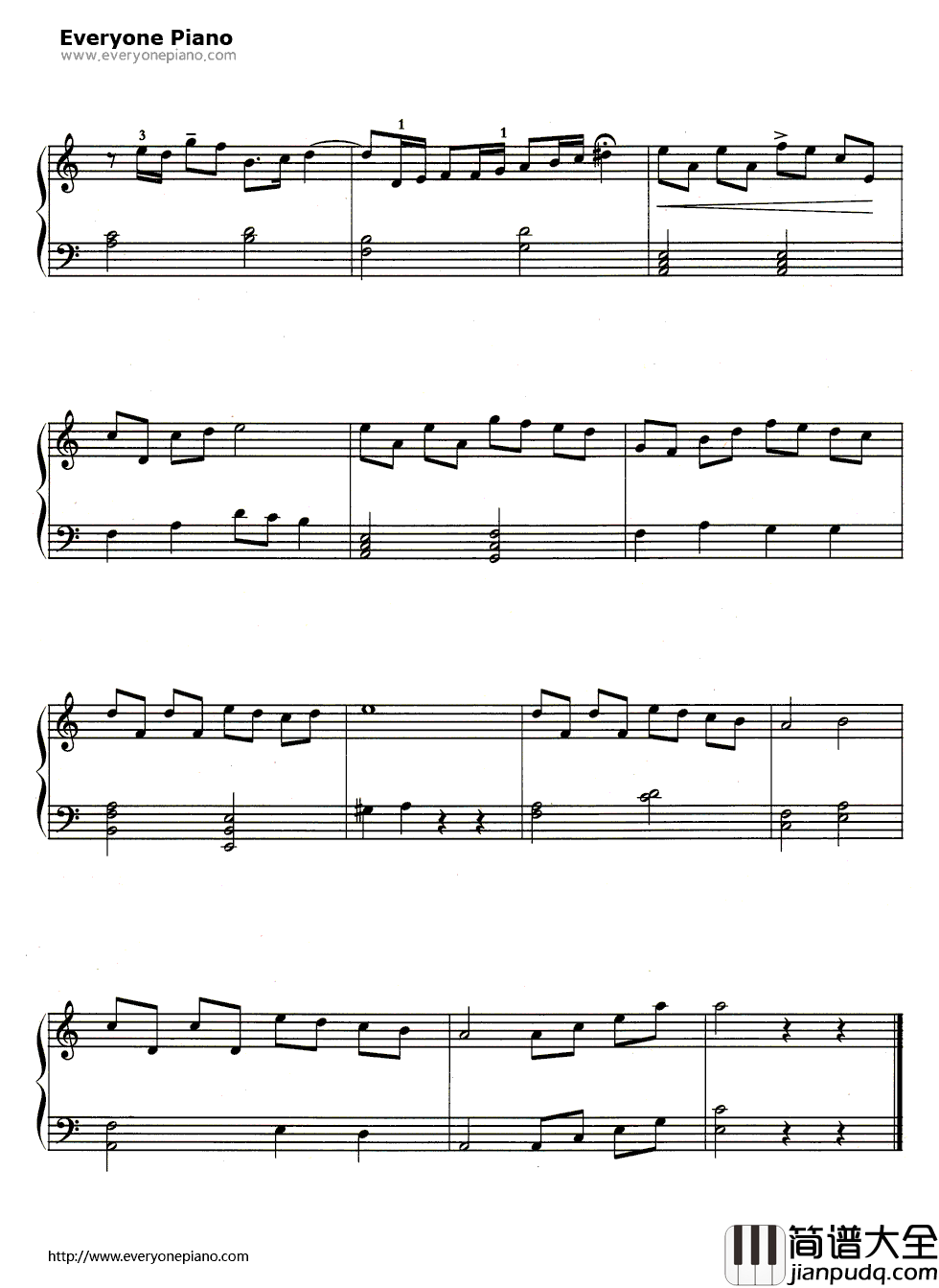 辛德勒的名单（Schindler's_List）钢琴谱_约翰·威廉姆斯