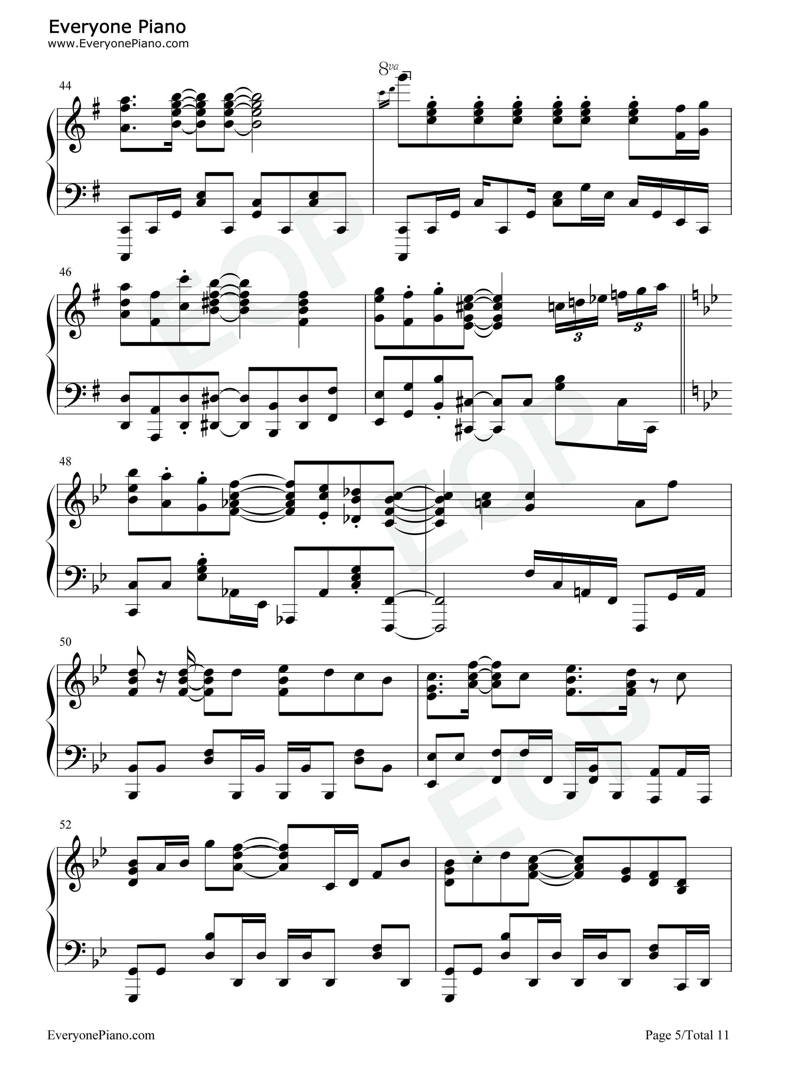 青100色钢琴谱_伊藤美来