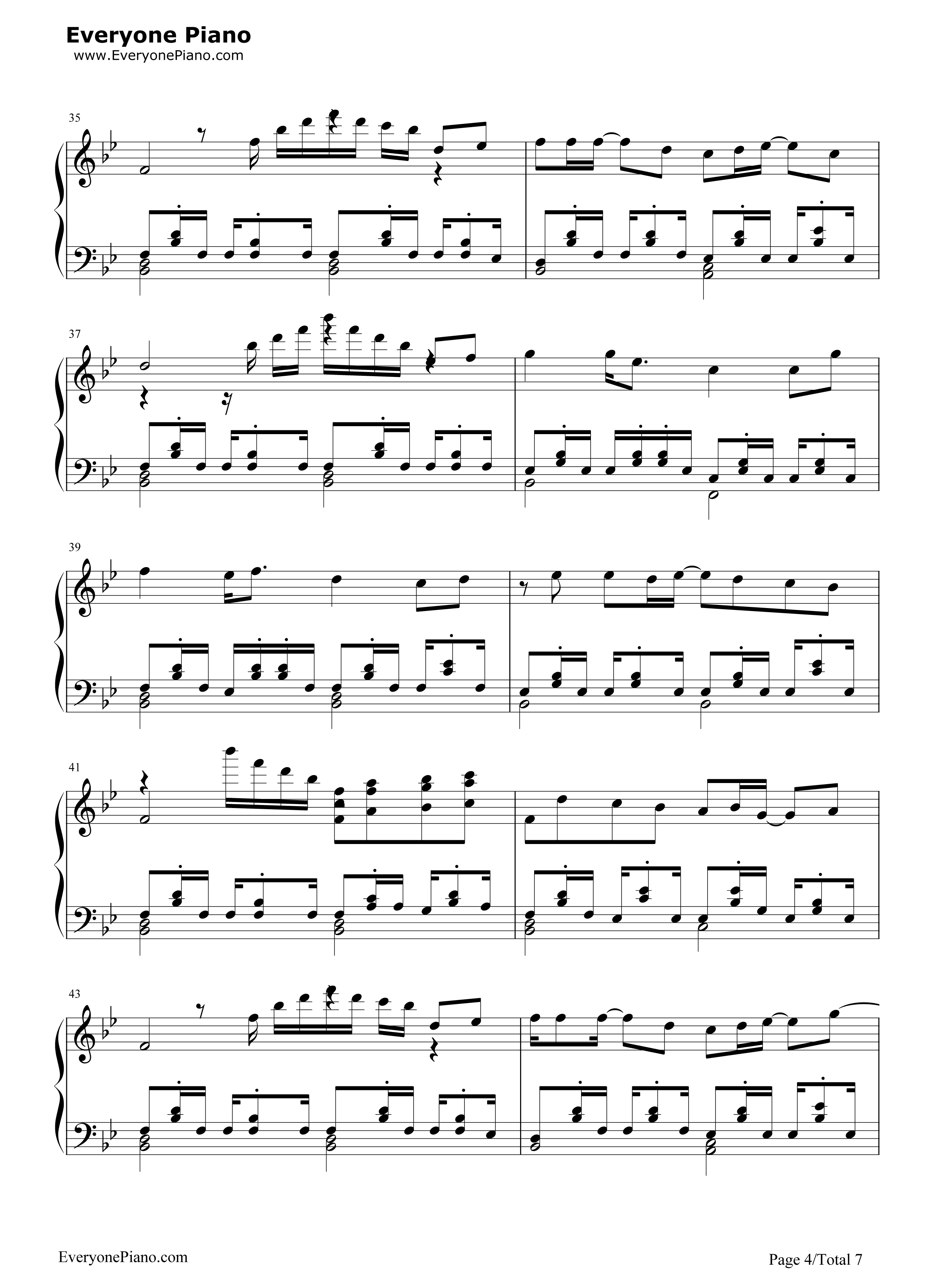 top_of_the_world钢琴谱_卡伦卡朋特