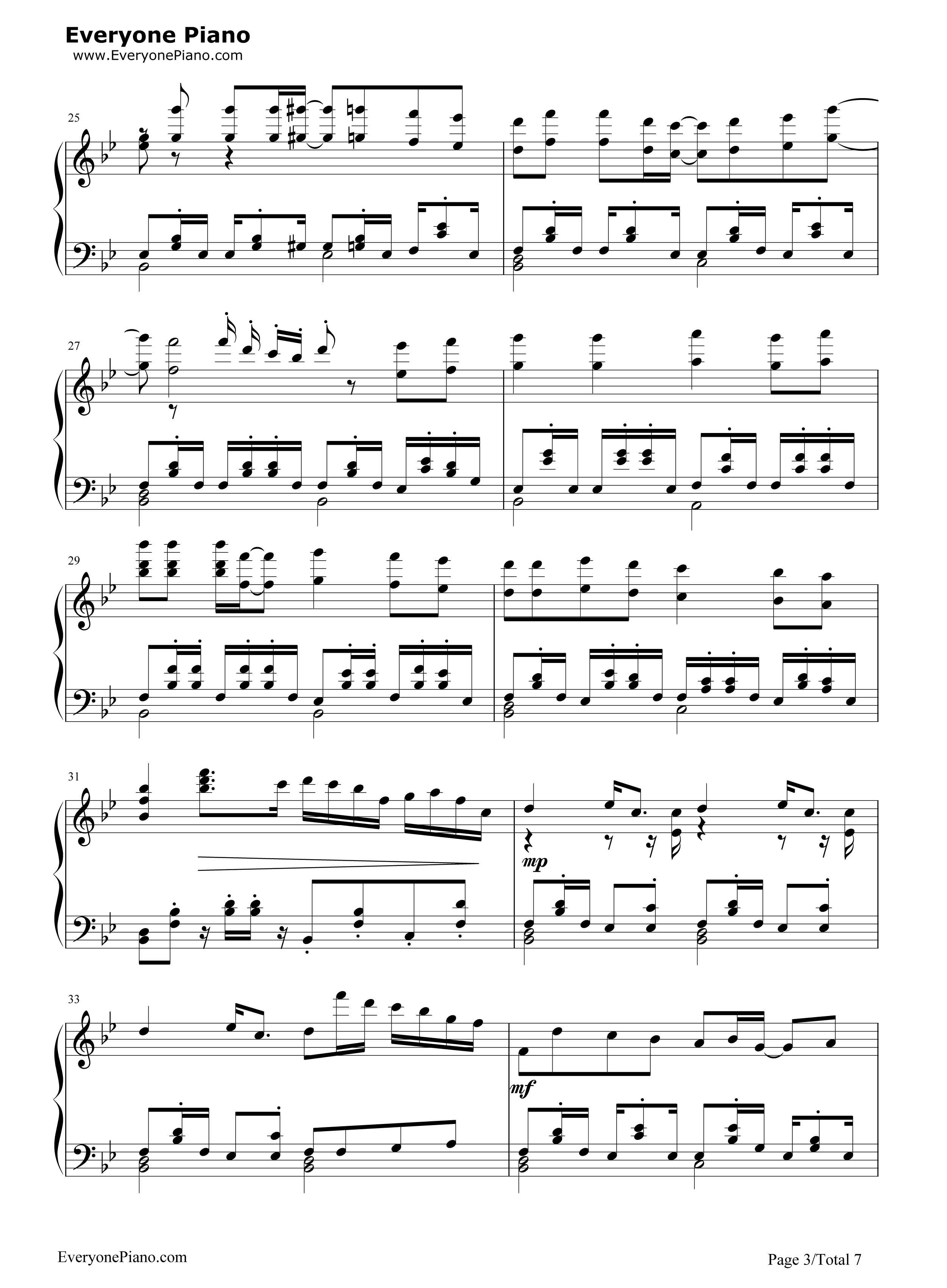 top_of_the_world钢琴谱_卡伦卡朋特