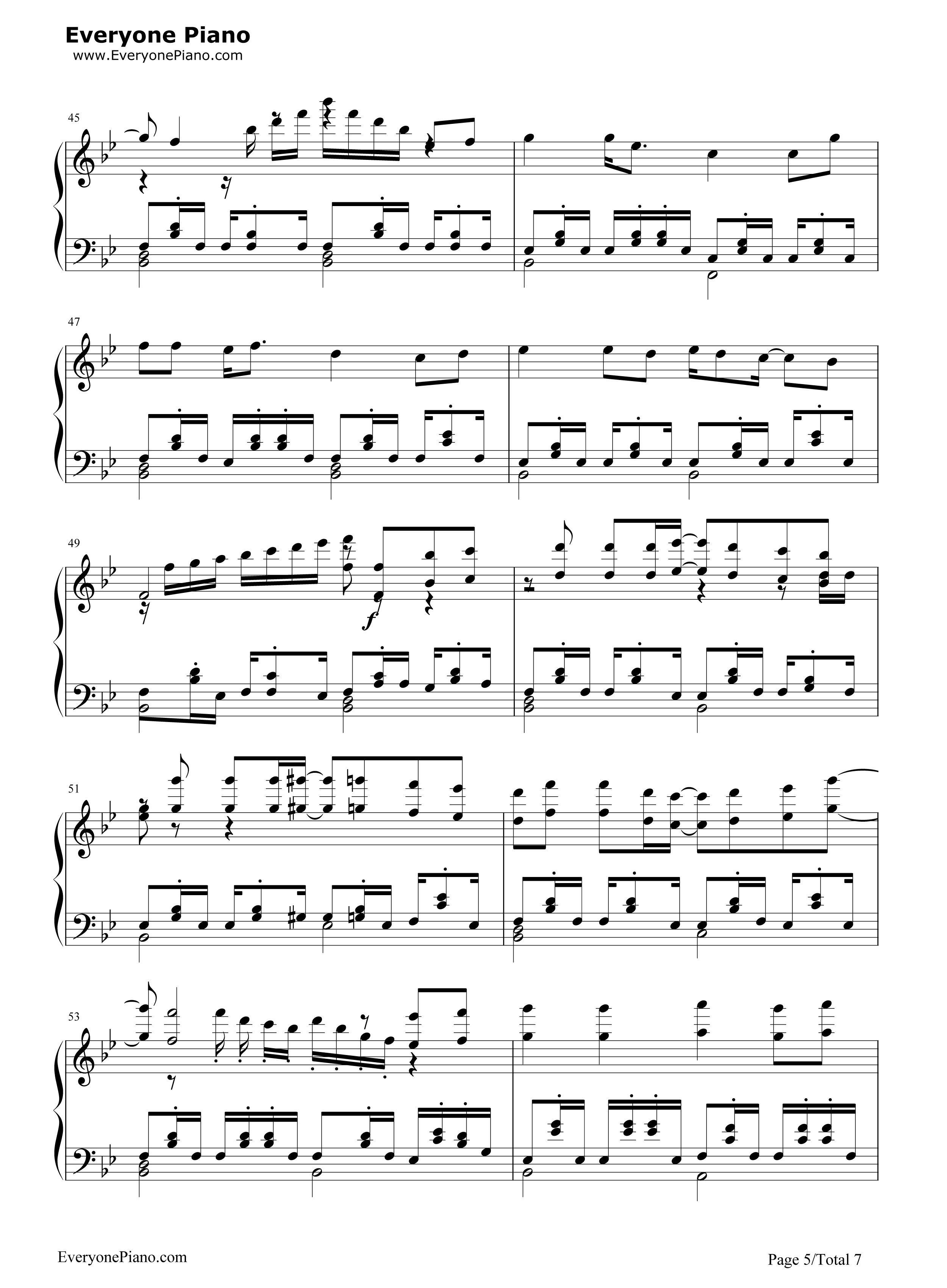 top_of_the_world钢琴谱_卡伦卡朋特