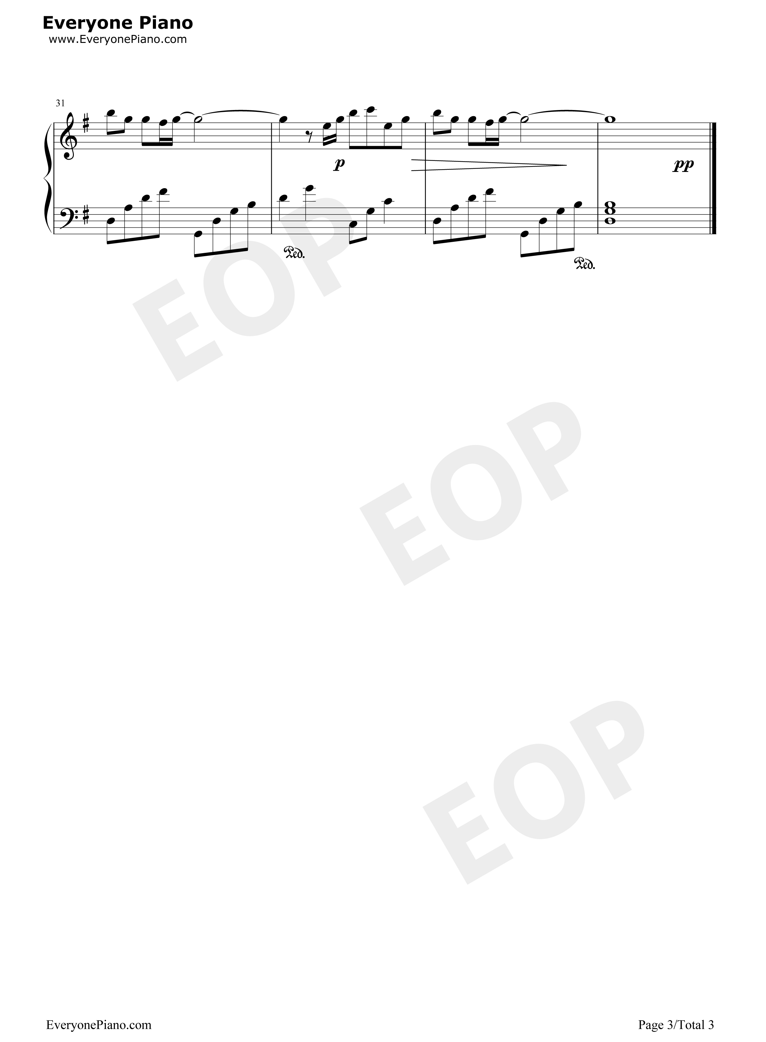 あなたに逢いたくて～Missing_You～钢琴谱_松田圣子