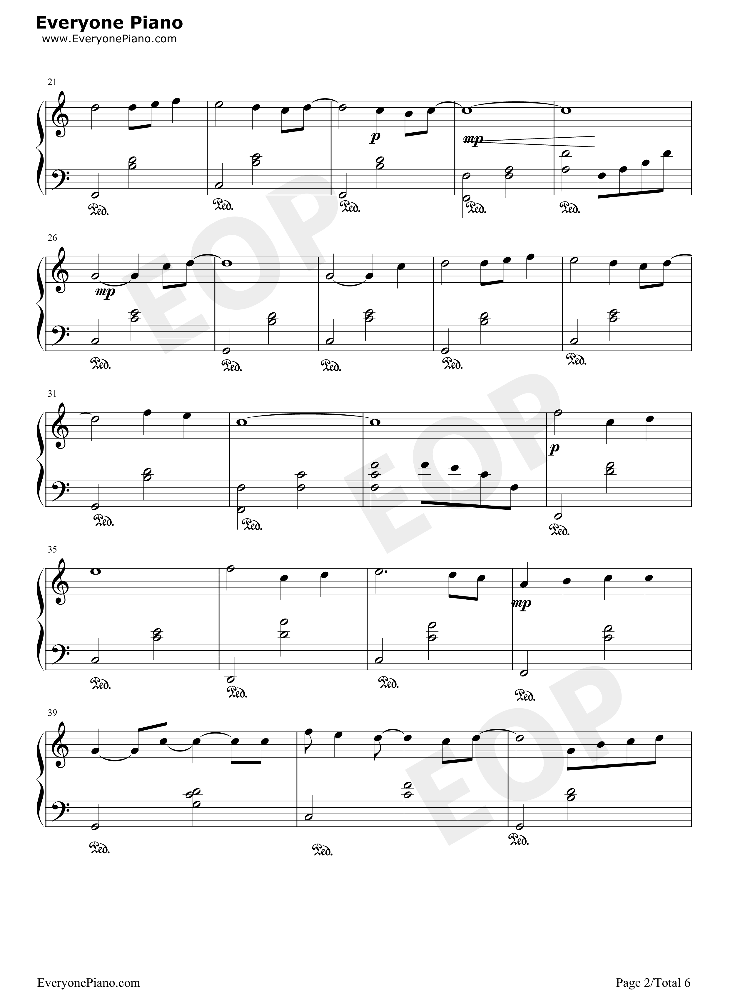 小小的手心简单版钢琴谱_麻枝准