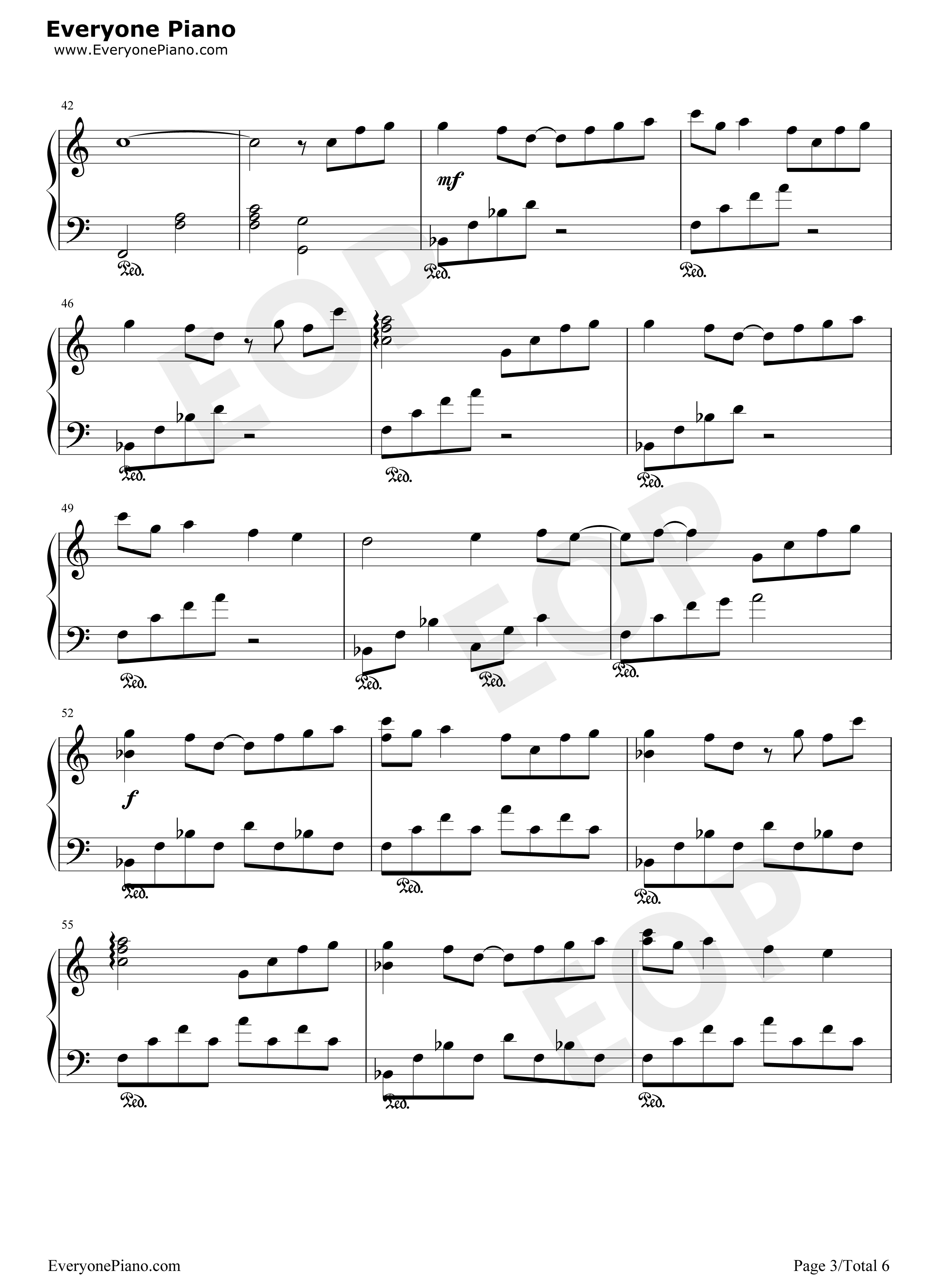 小小的手心简单版钢琴谱_麻枝准