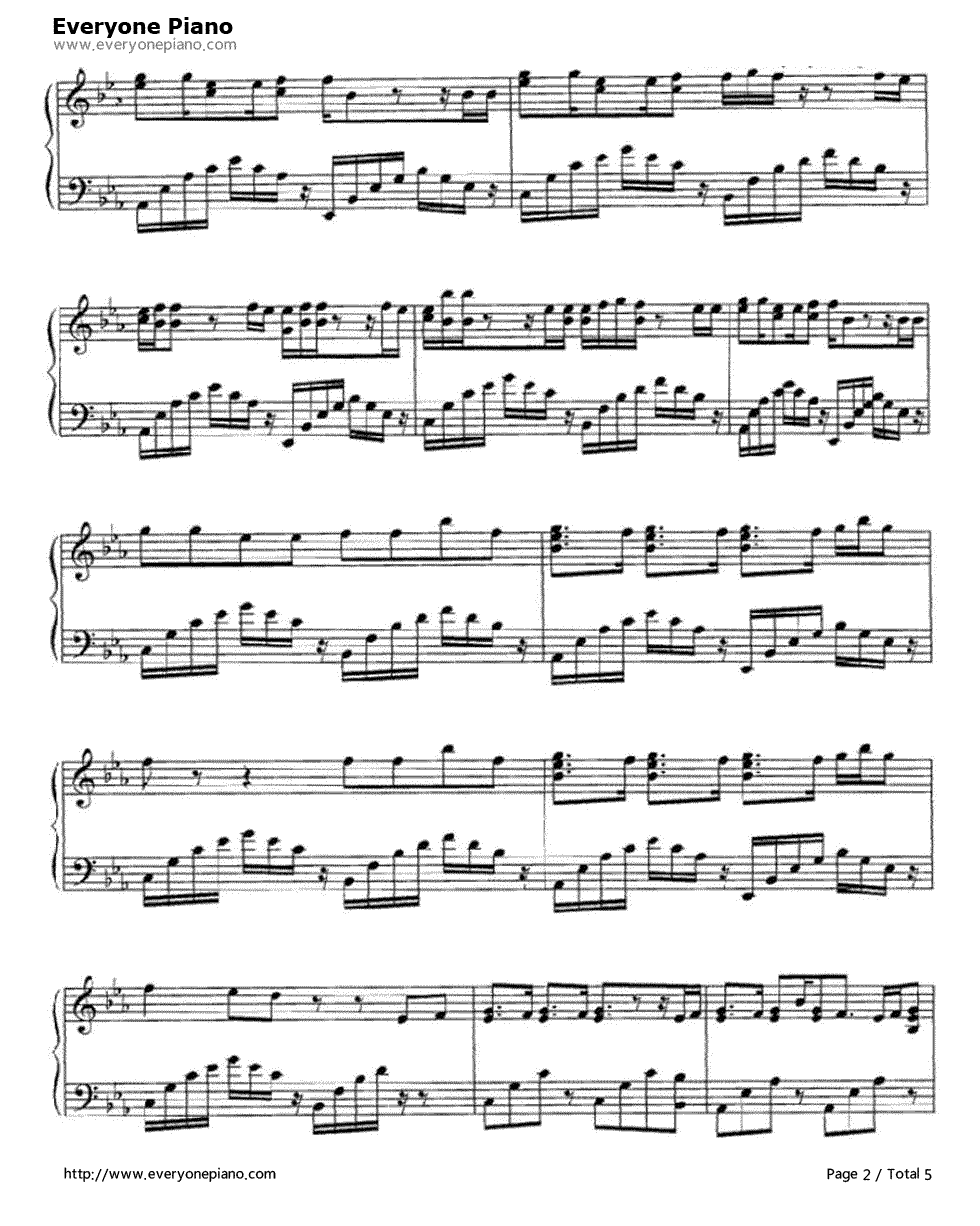 Crush钢琴谱_David_archuleta__大卫·阿楚雷塔