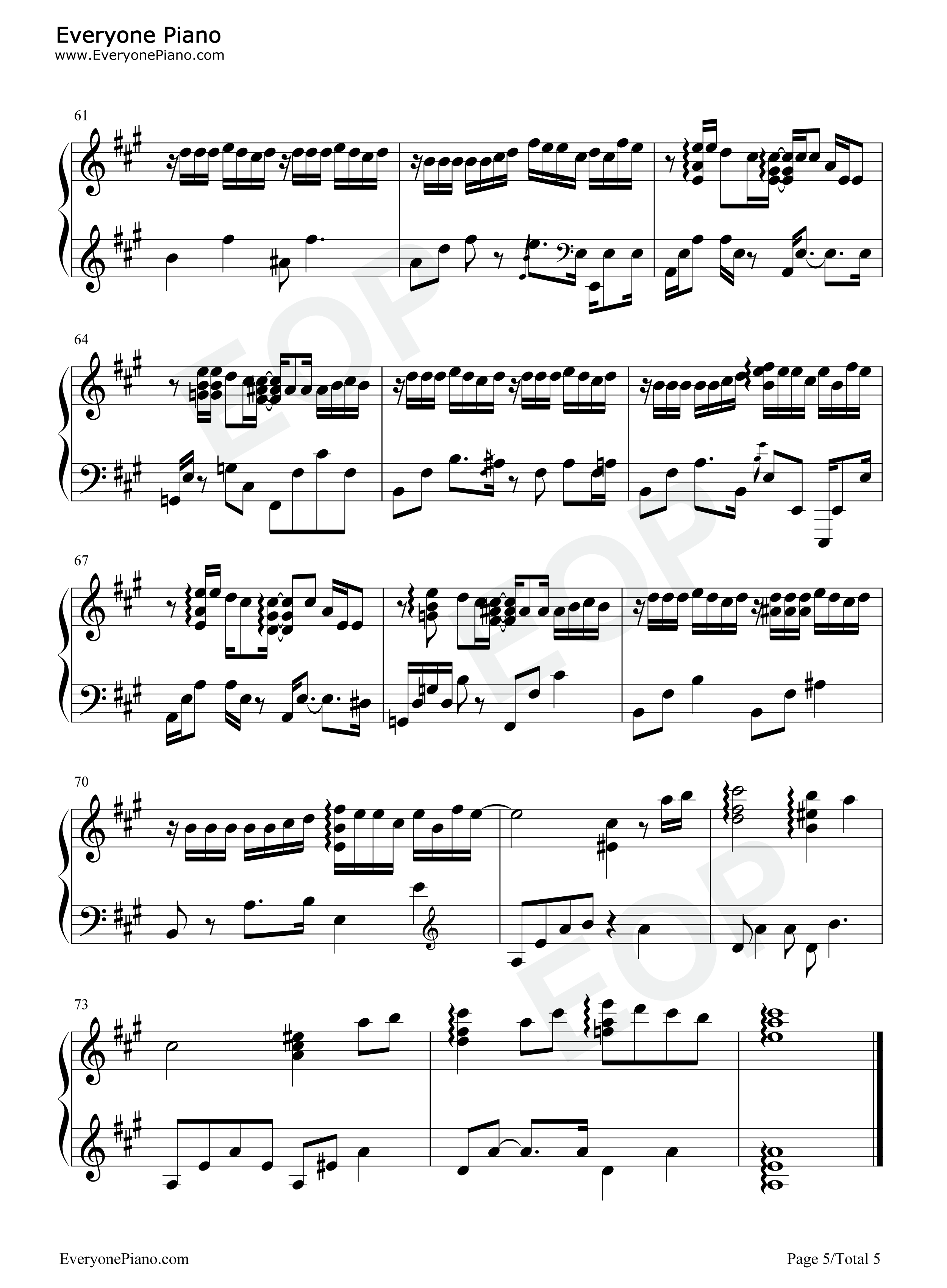 One_More_Time_One_More_Chance钢琴谱_山崎将义__山崎まさよし