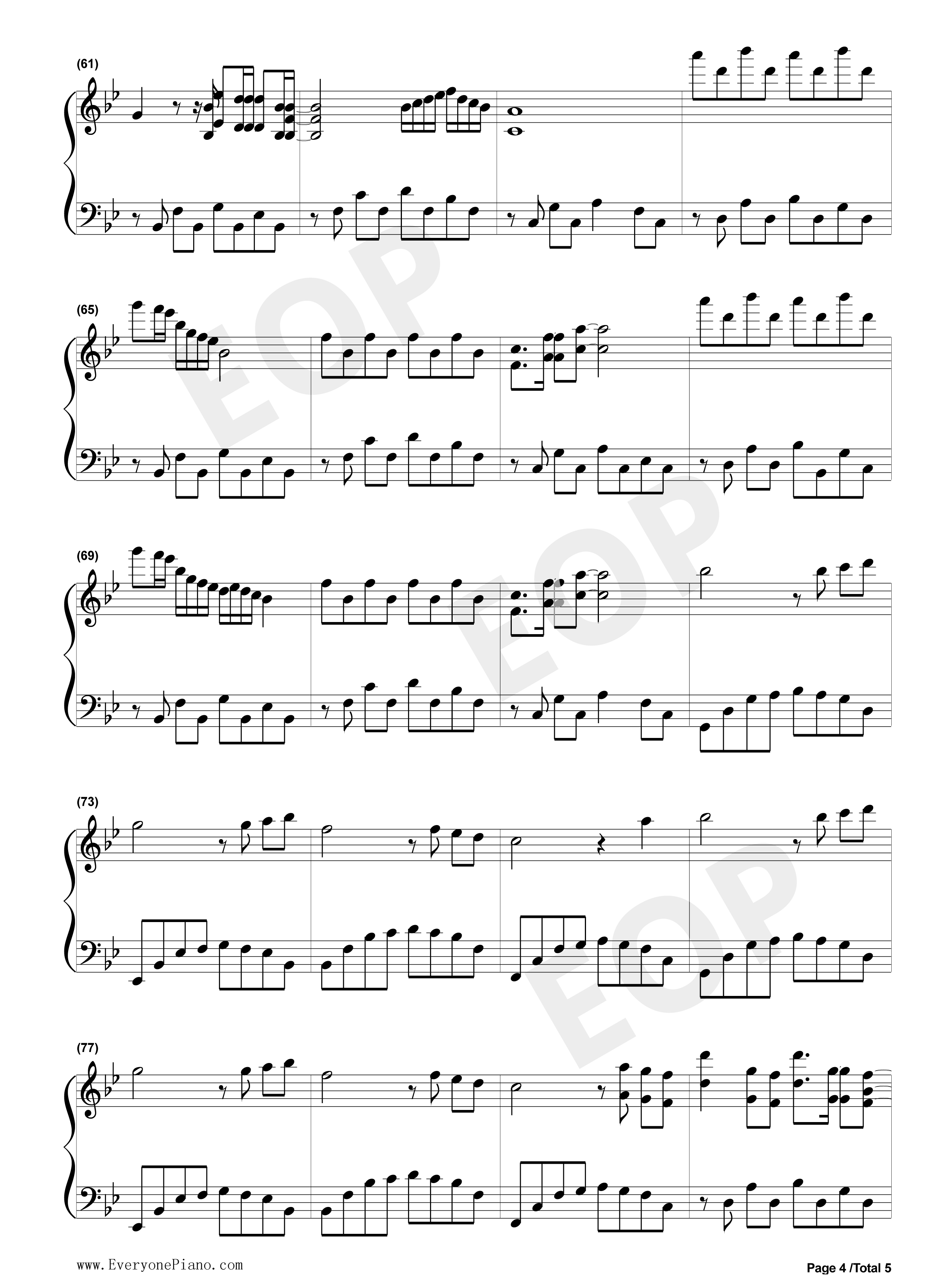 Love_The_Way_You_Lie钢琴谱_Eminem__Rihanna