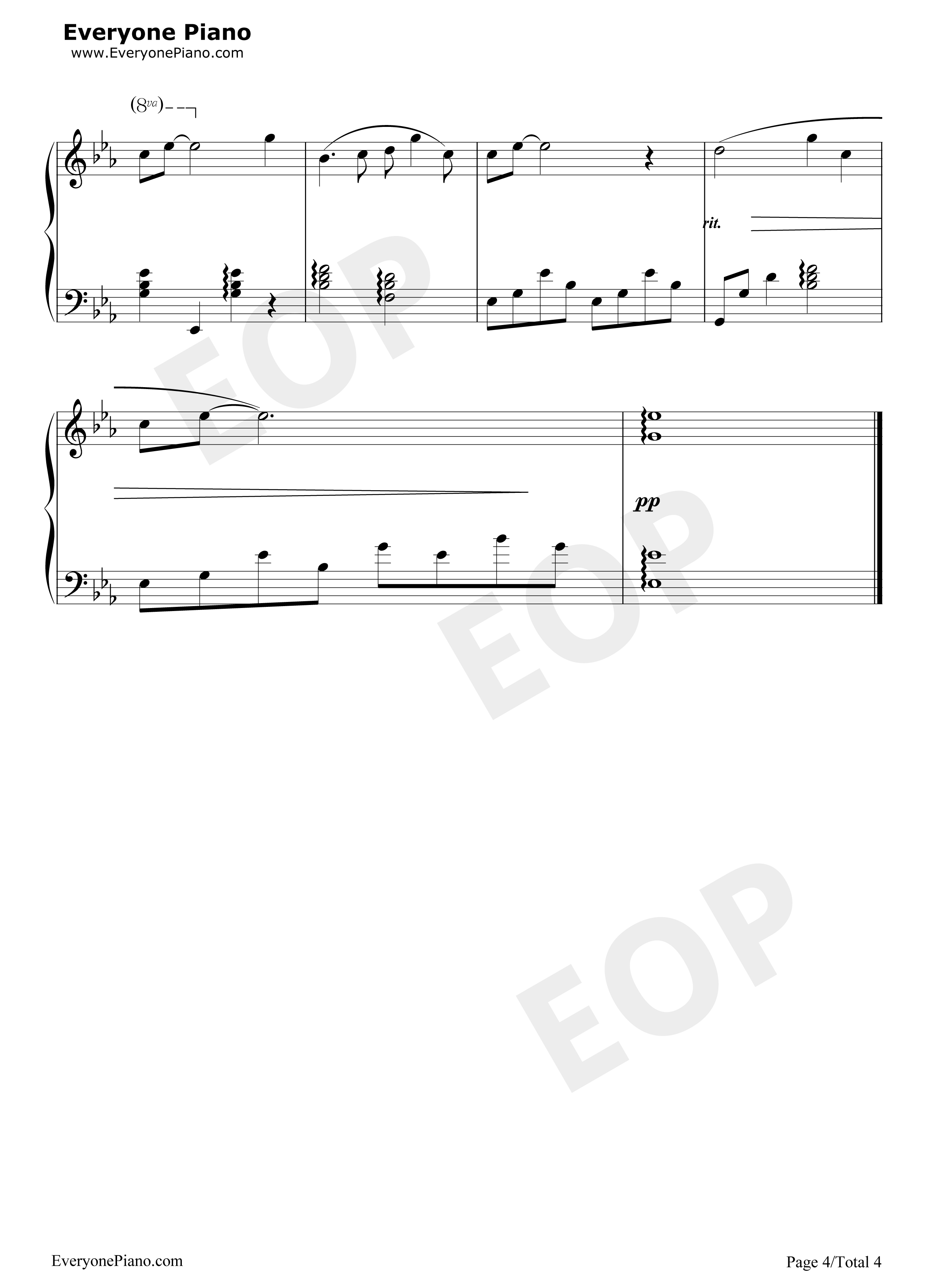 女儿情钢琴谱_吴静